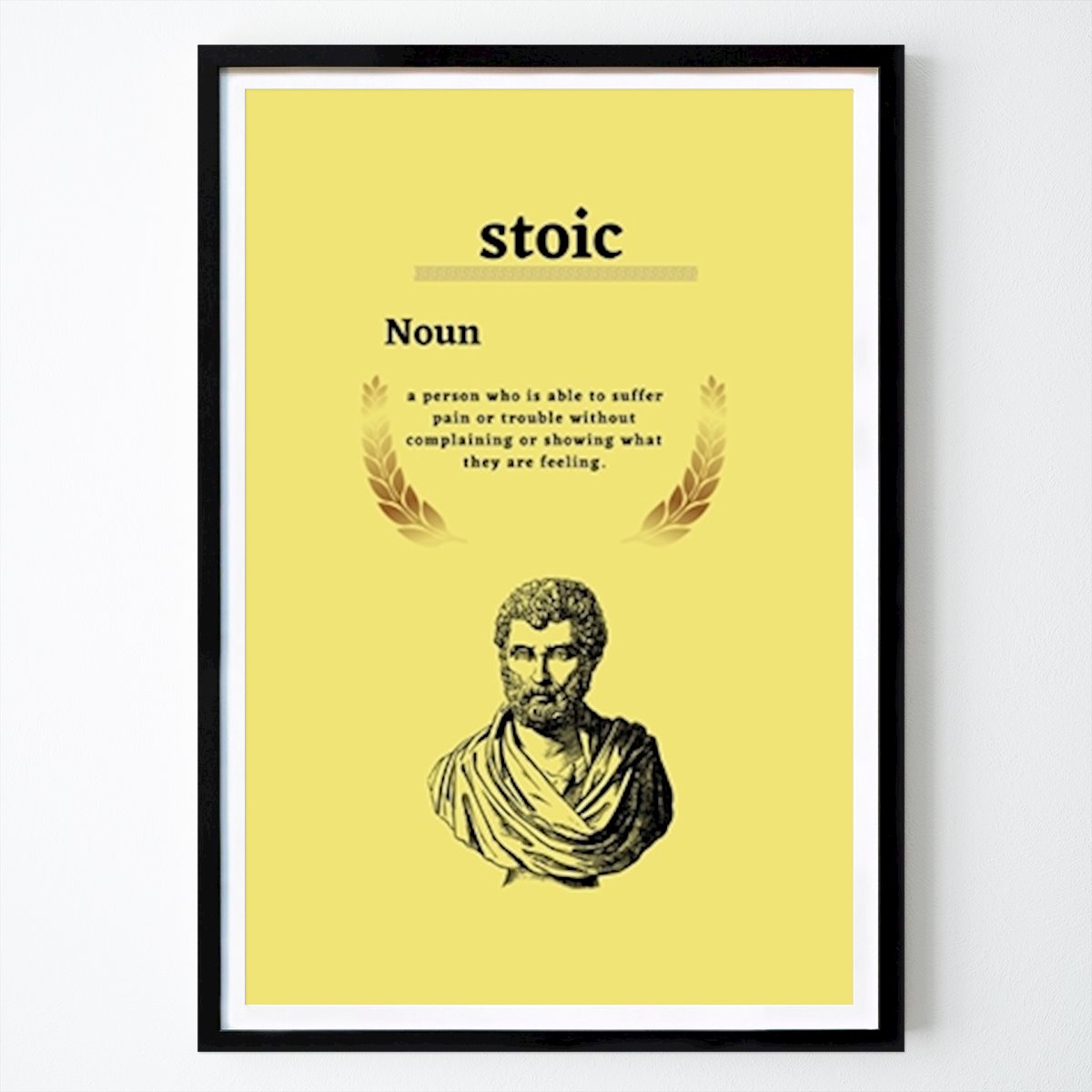 Citations Affiche: Citation motivation-stoïque par Axel Sundberg