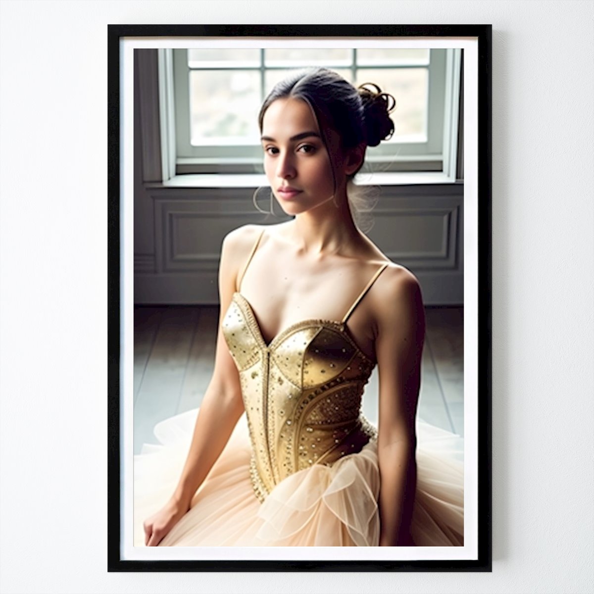 Stile di vita Poster: Ballerina in tutù rosa e oro di Tone Elisabeth