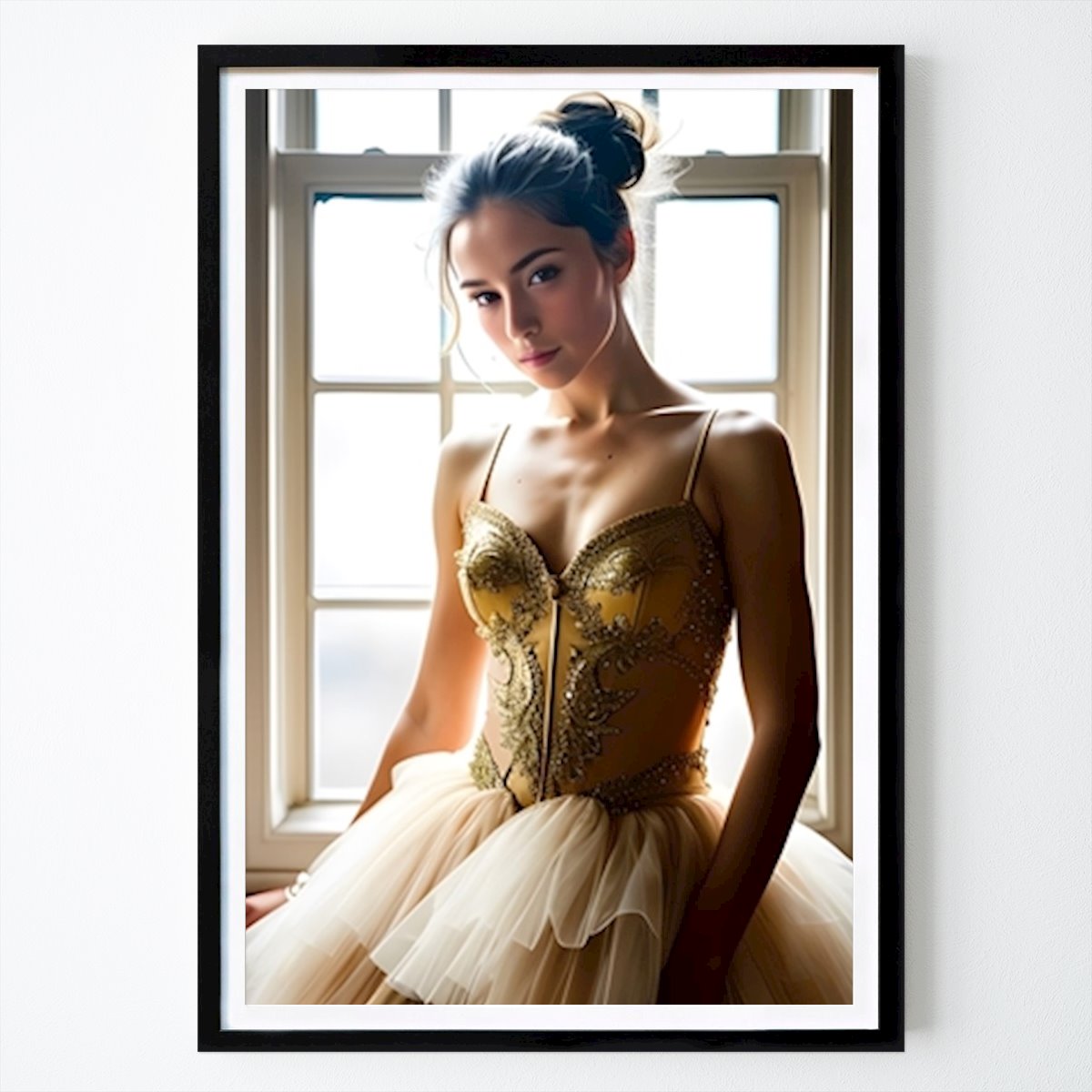 Estilo de vida Poster: Ballerina i rosa og gull tutu de Tone Elisabeth