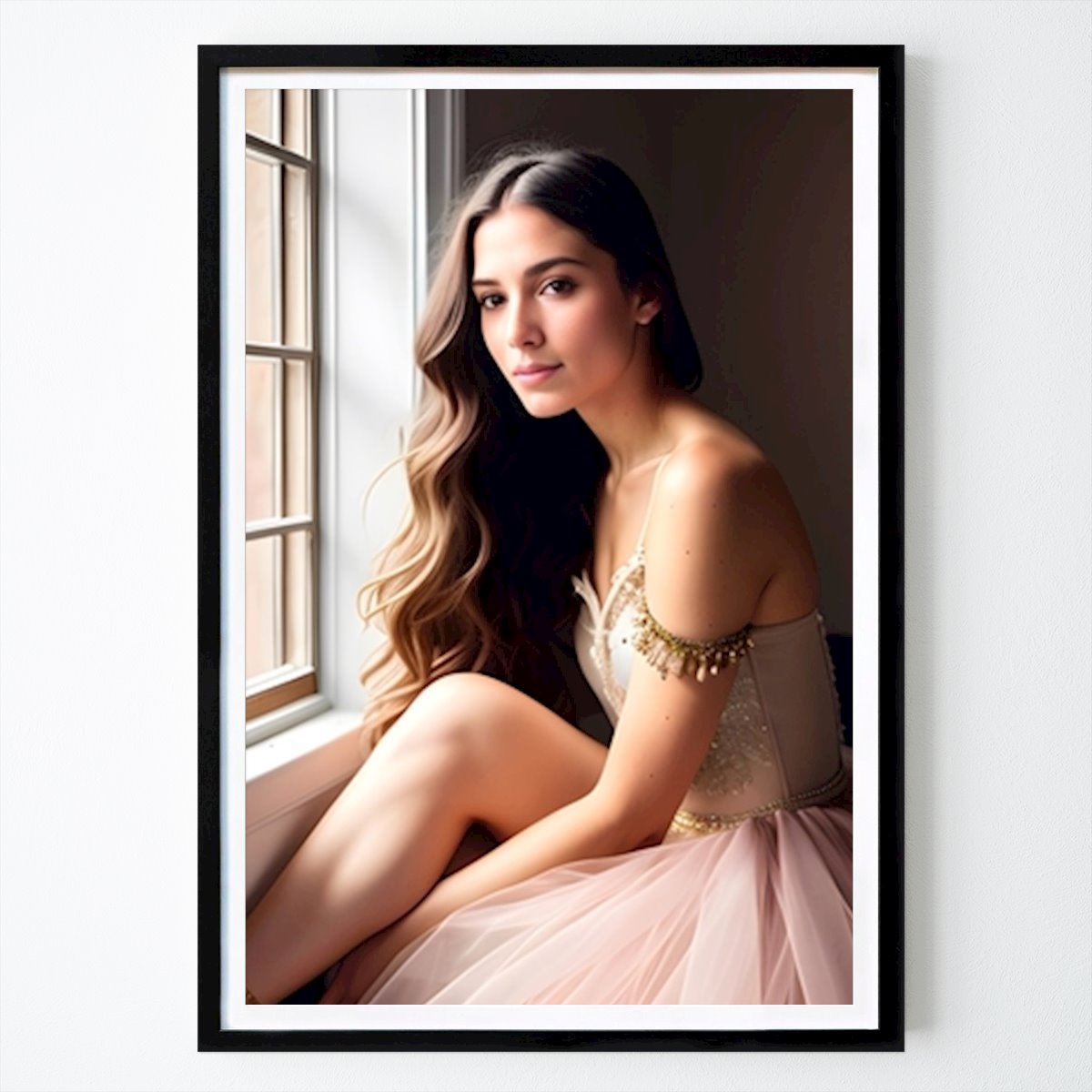 Lifestyle Poster: Ballerina i rosa tutu von Tone Elisabeth