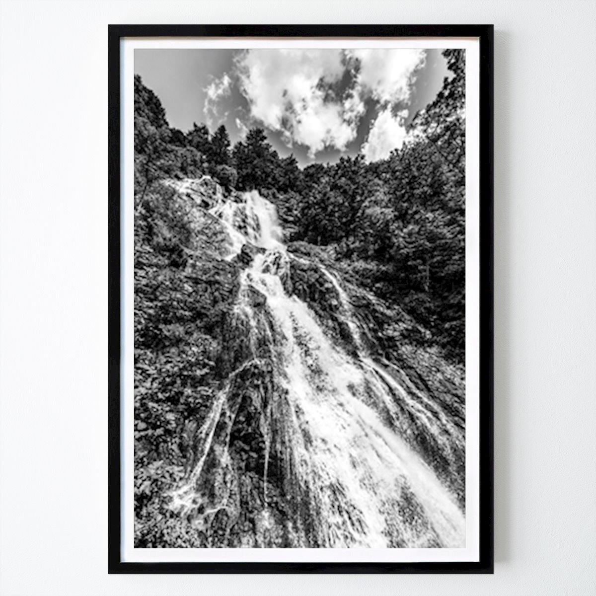 Preto e branco Poster: Cachoeira Todtnau de Dieterich Fotografie