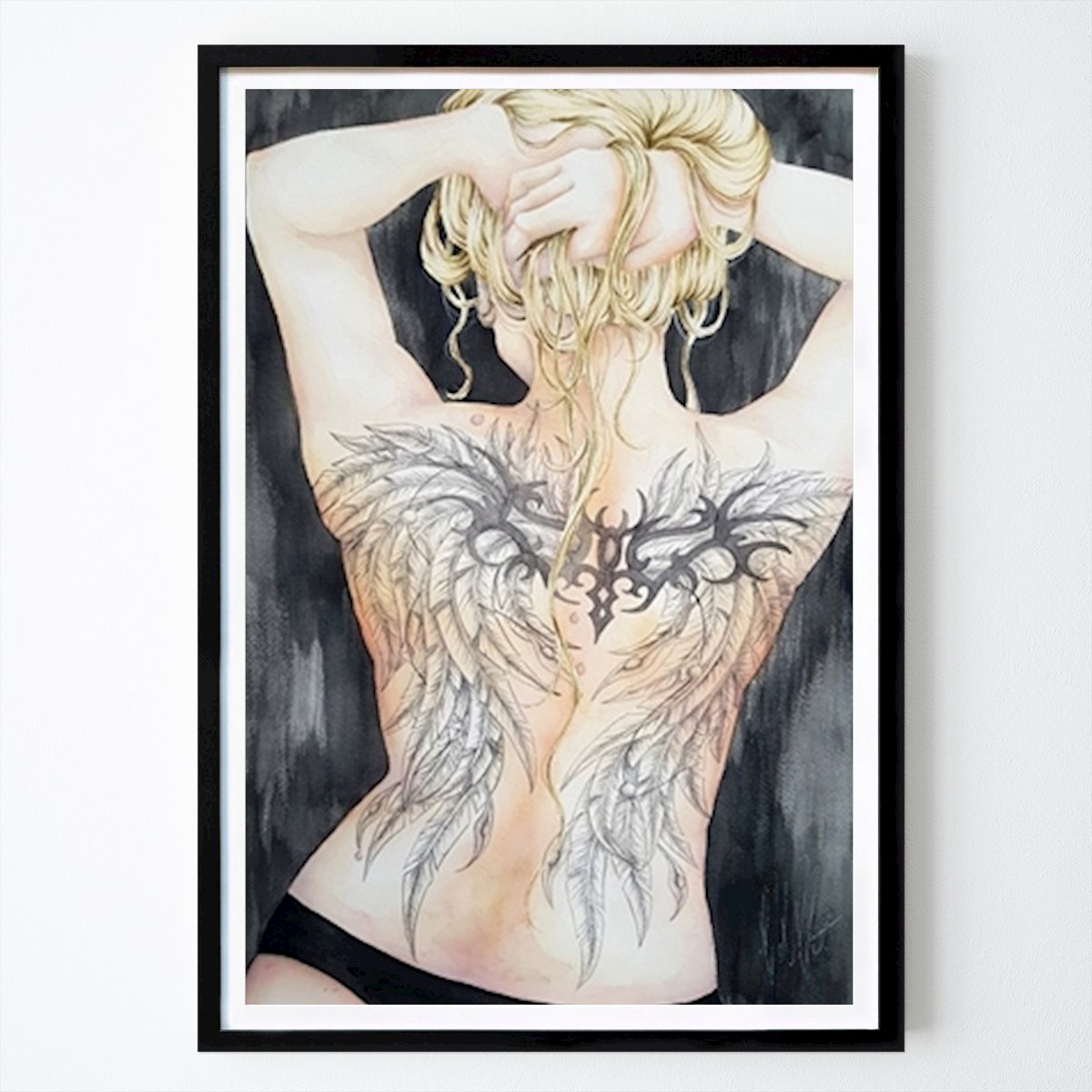 Ocio Póster: The girl with the wing tattoo de Julia Günther