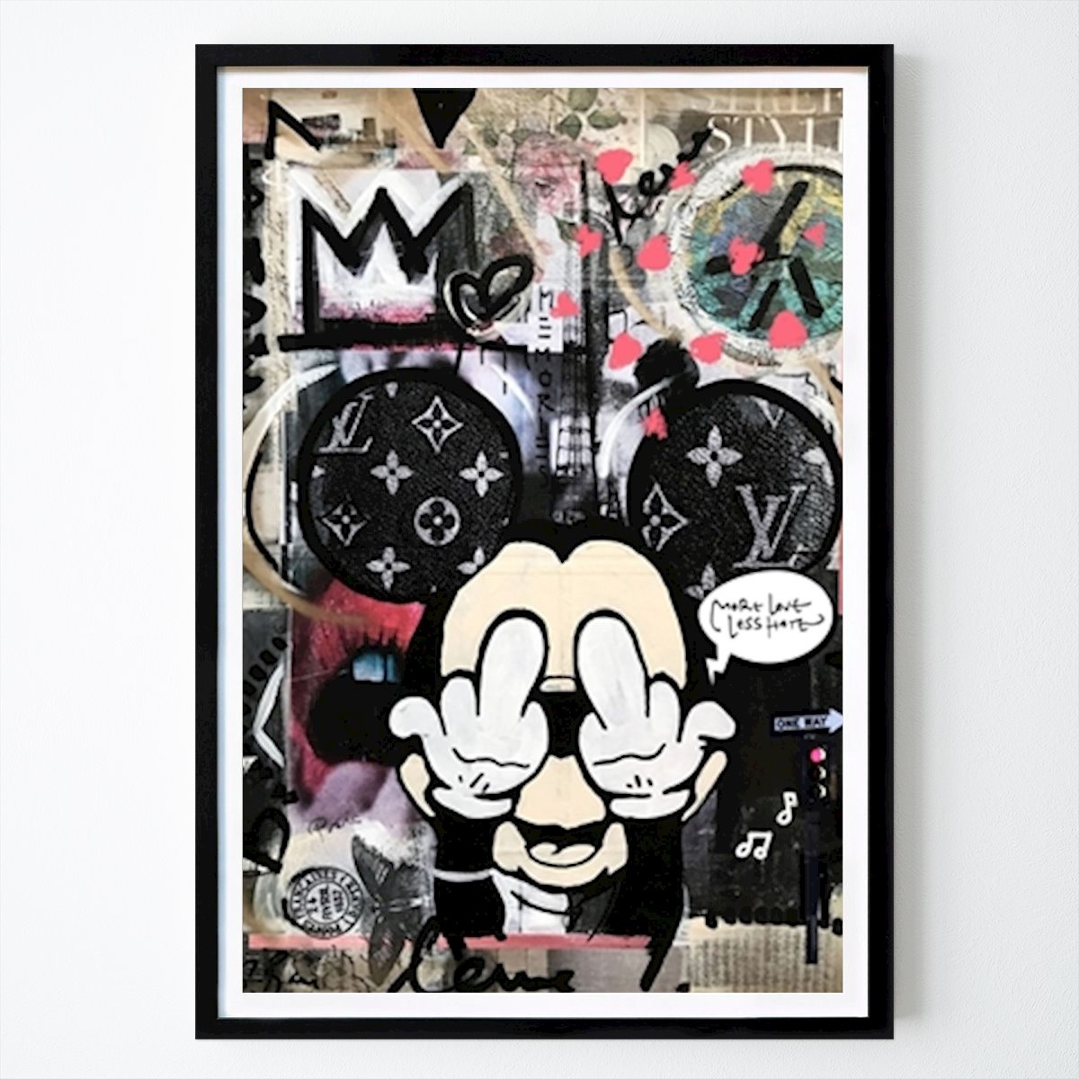 Pop Art Poster: Fashion Mouse von Stefan Bammert