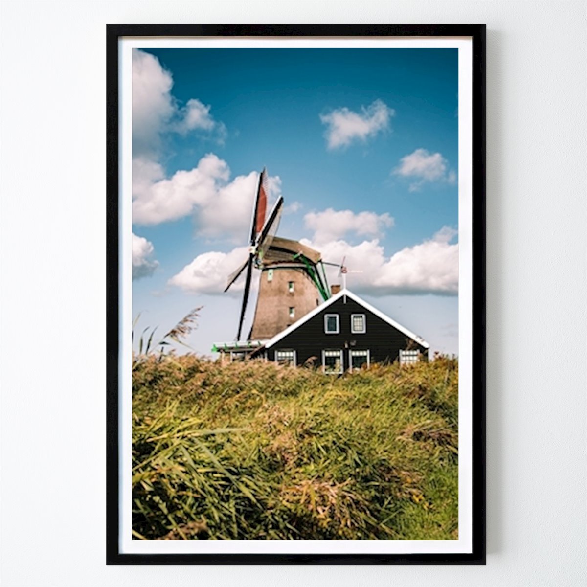 Natur Poster: Die Zaansche Mühle von Antonio