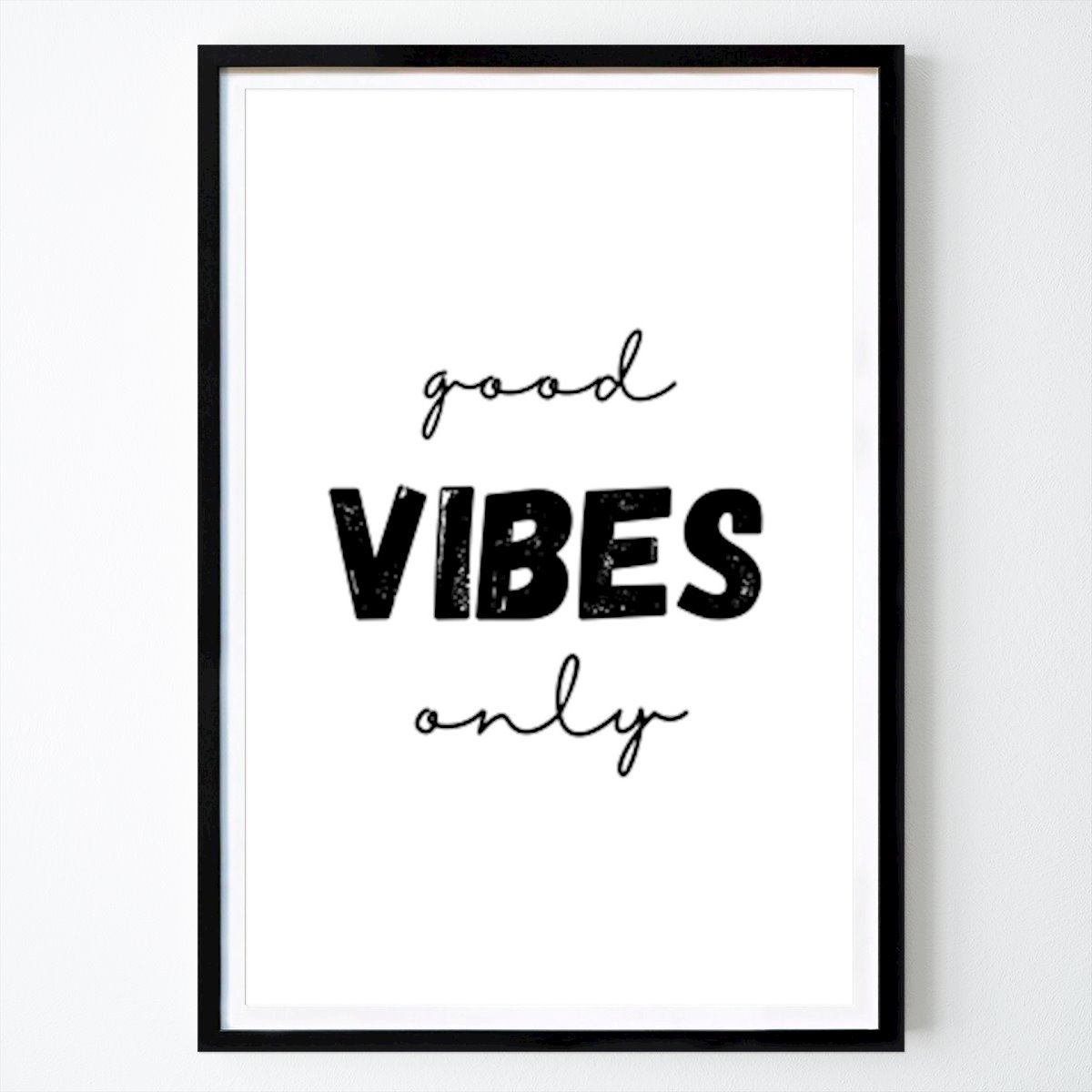 Abstract Poster: Good VIBES only by ArtDesign by KBK