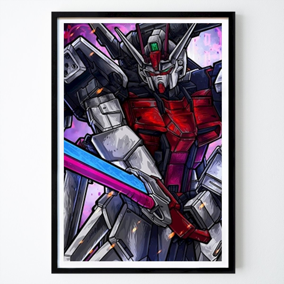 Mens & Portret Poster: Gundam Kracht van Art Design