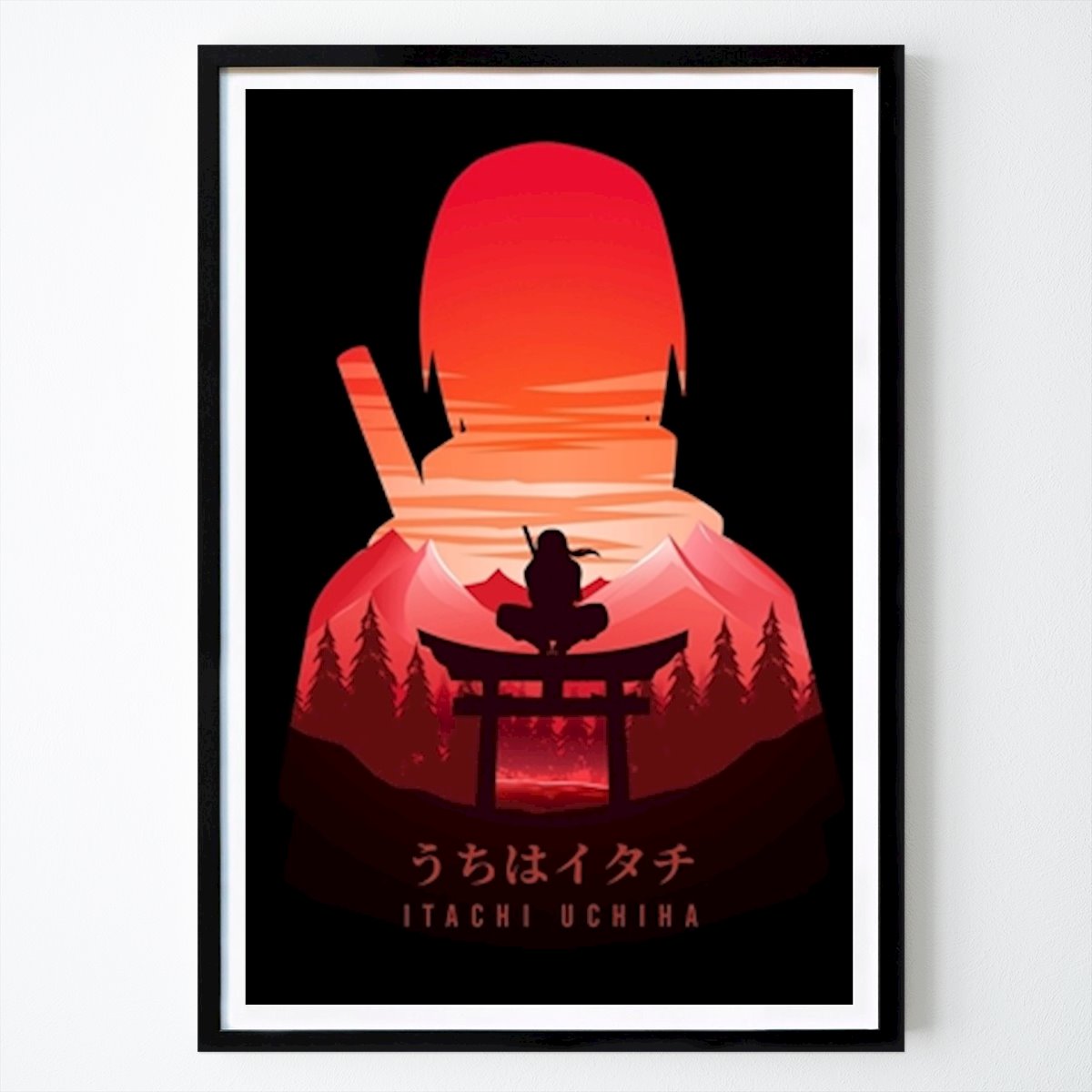 Djur Poster: Itachi Anbu Naruto Anime av Illust Artz