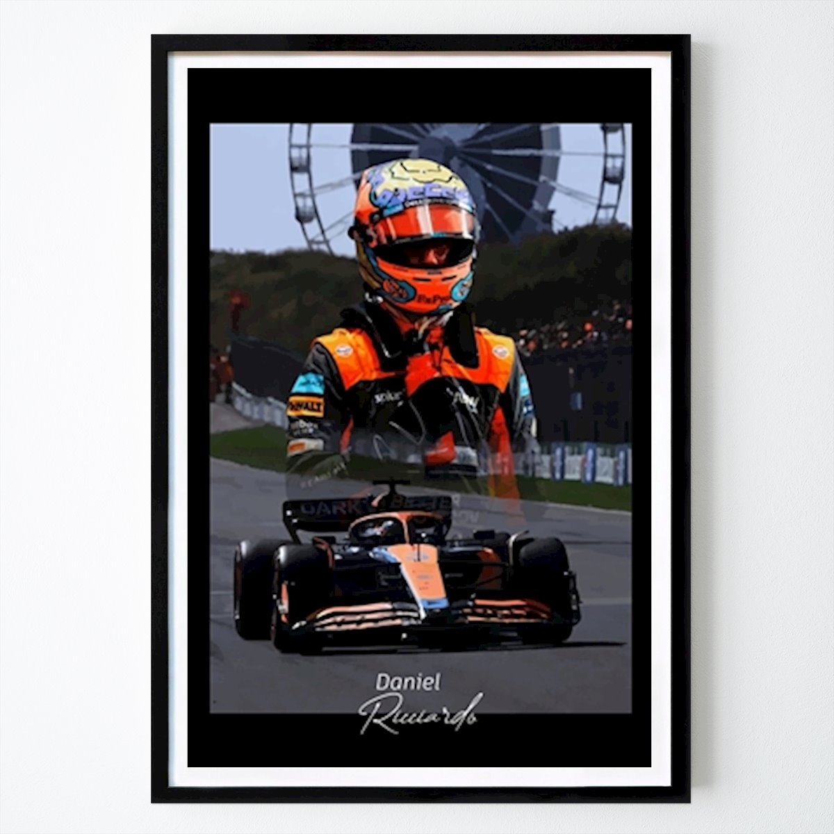 Fórmula 1 Póster: Daniel Ricciardo F1 de Nueman