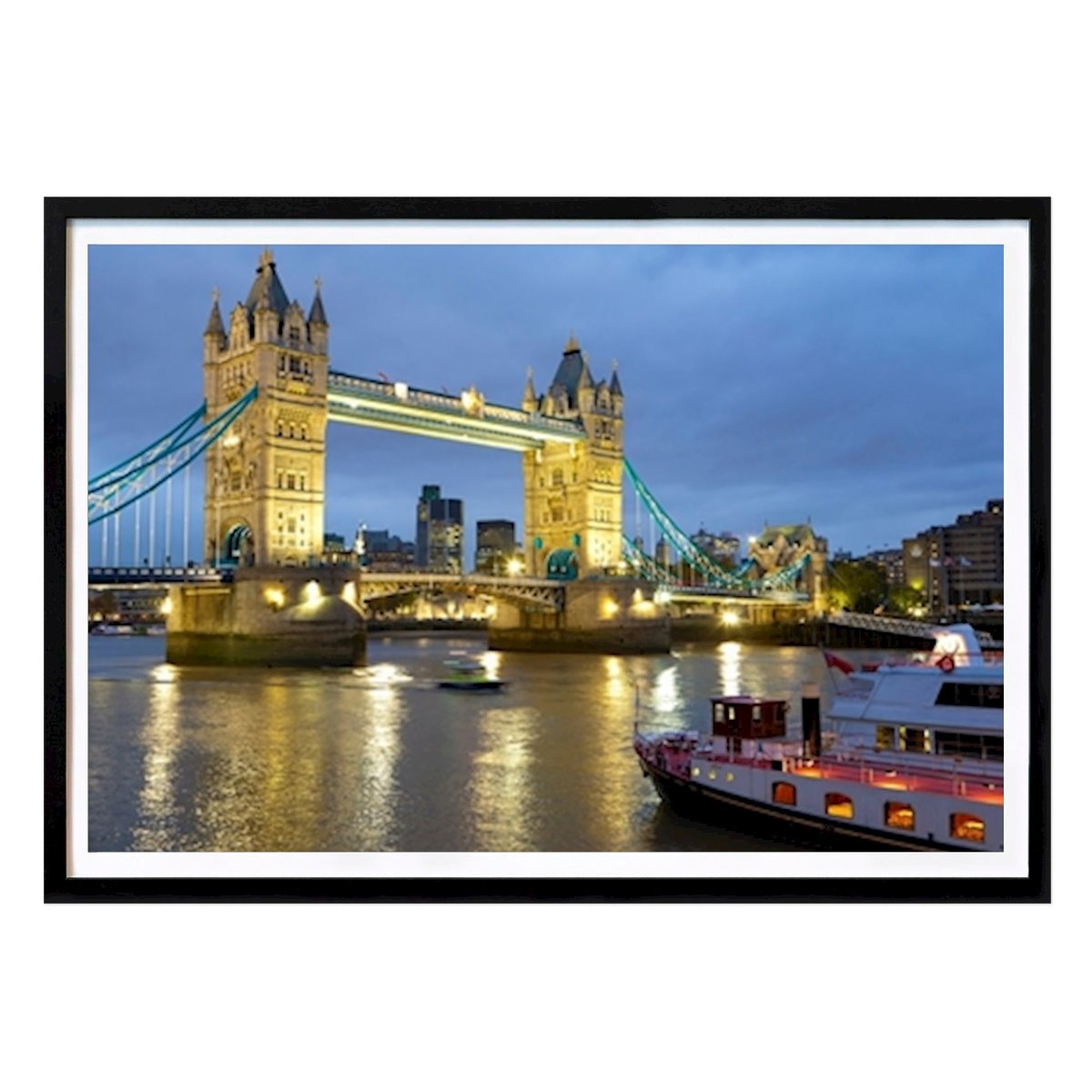 London Poster: Tower Bridge i London av Dieterich Fotografie
