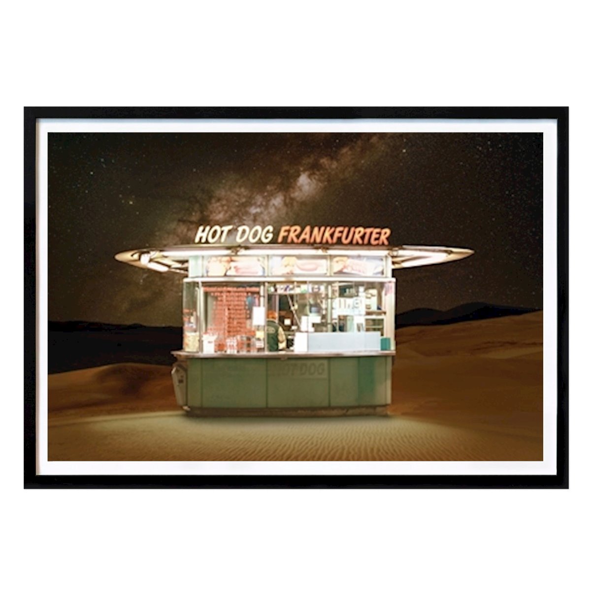 Kitchen Poster: The Desert Food Stand by Tomislav JOSIPOVIC