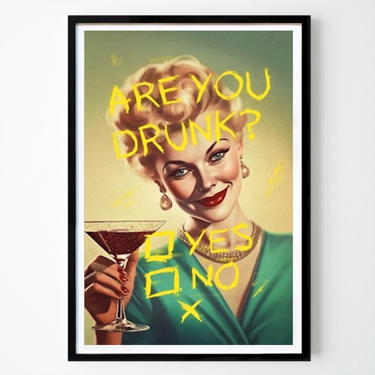 Pop Art Affiche: Êtes-vous ivre par Jonas Loose