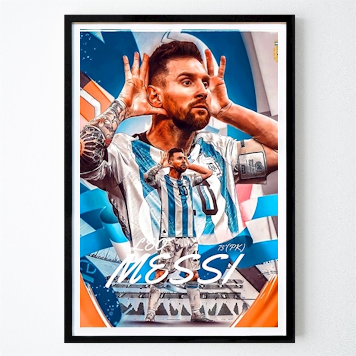 Fotboll Poster: Lionel Messi av Agus Budi Wibowo