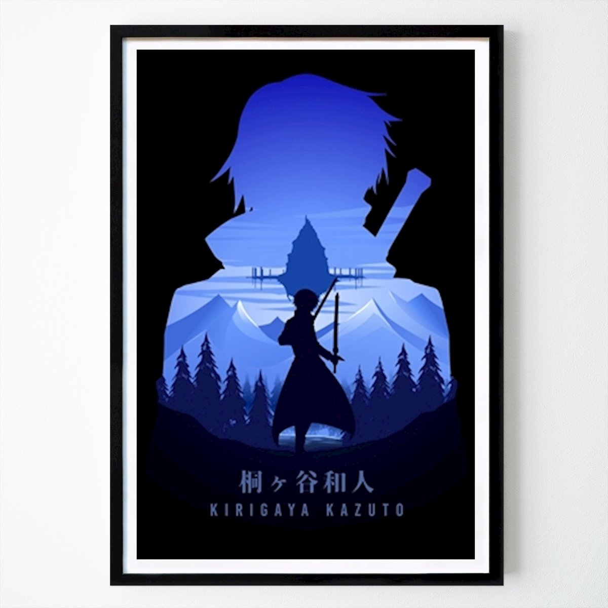 Ilustración Póster: Kirito Sword Art Online de Illust Artz