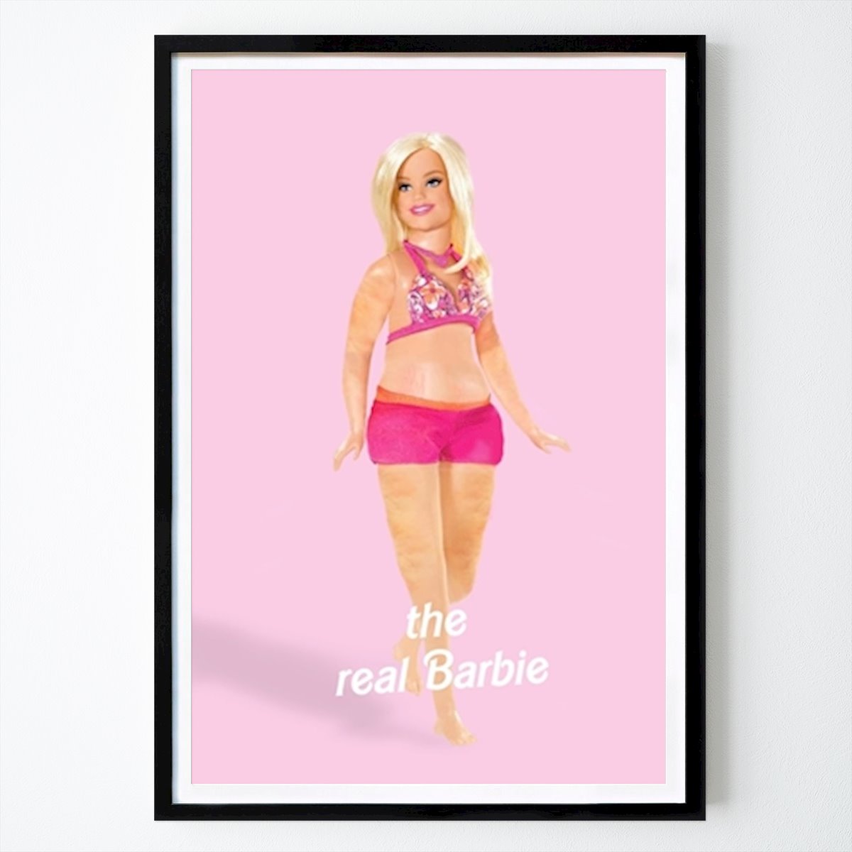 Pop Art Poster: Den riktiga Barbie av Bekir Ceylan