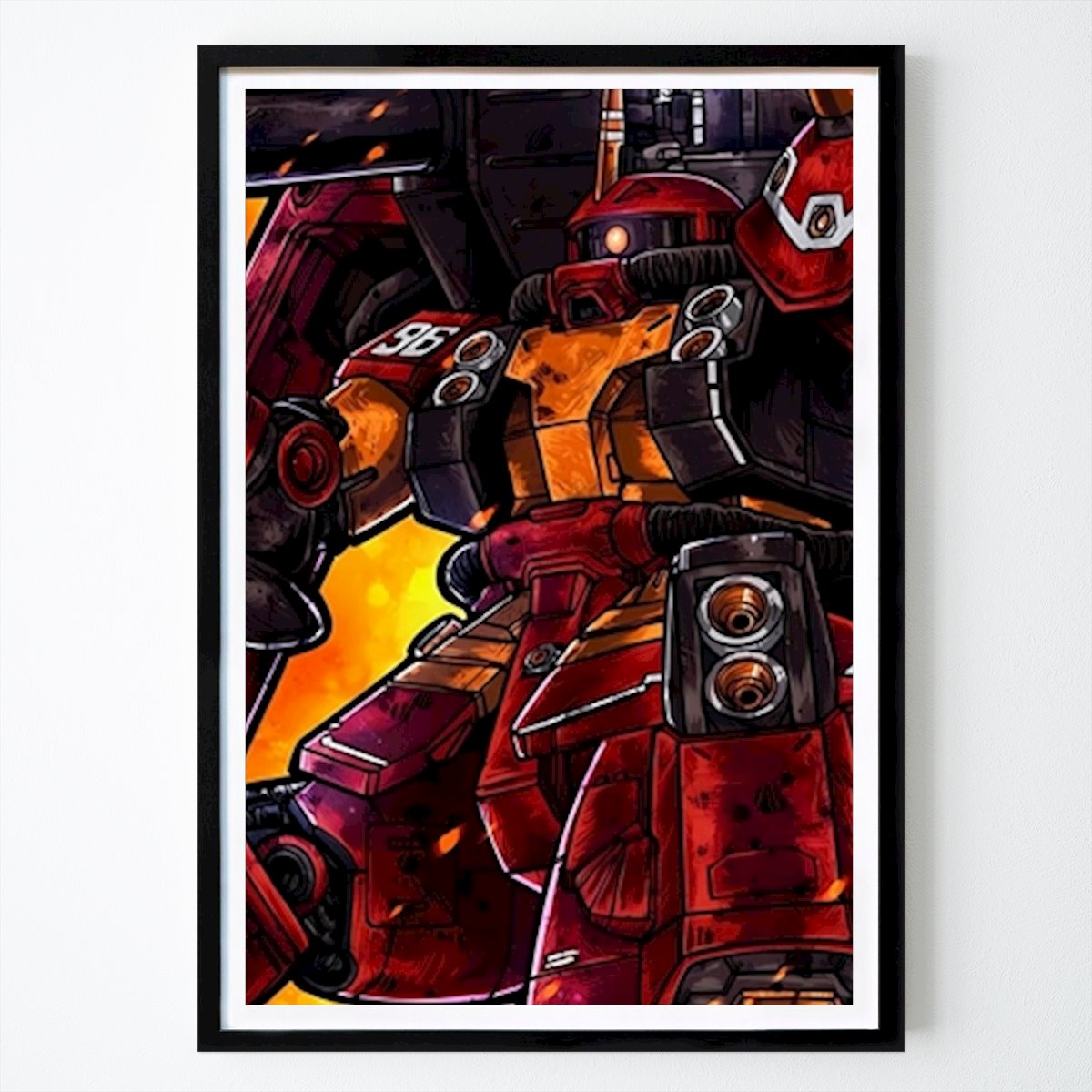 Retro & Vintage Poster: Anime Mecha gundam the best by Art Design