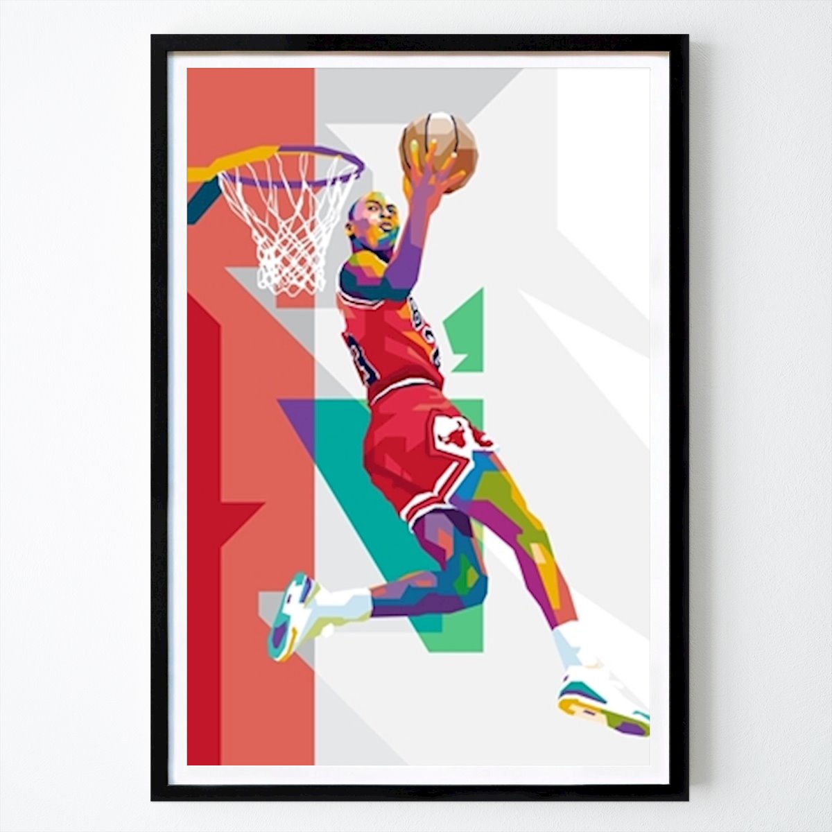 Basket Poster: Michael Jordan Basket av Nonok Nonok