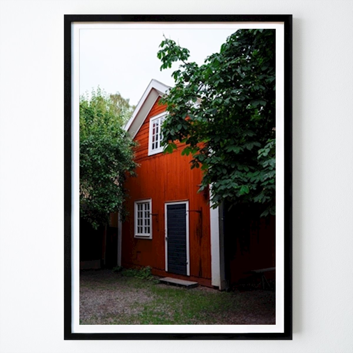 Städte & Länder Poster: Schwedischer roter Holzschuppen von Floris Trapman