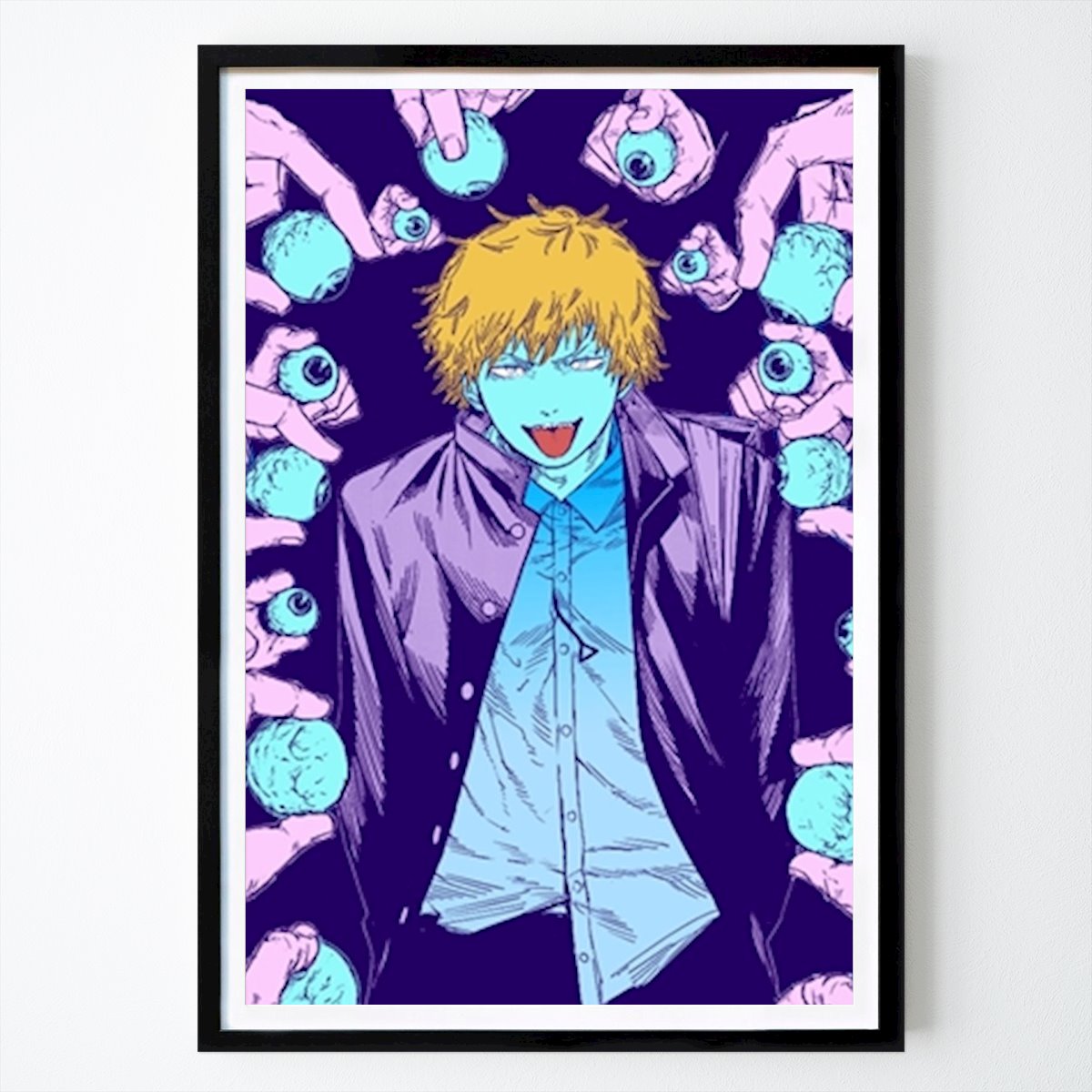 Pop Art Affiche: Denji l’homme à la tronçonneuse par Muhammad anas