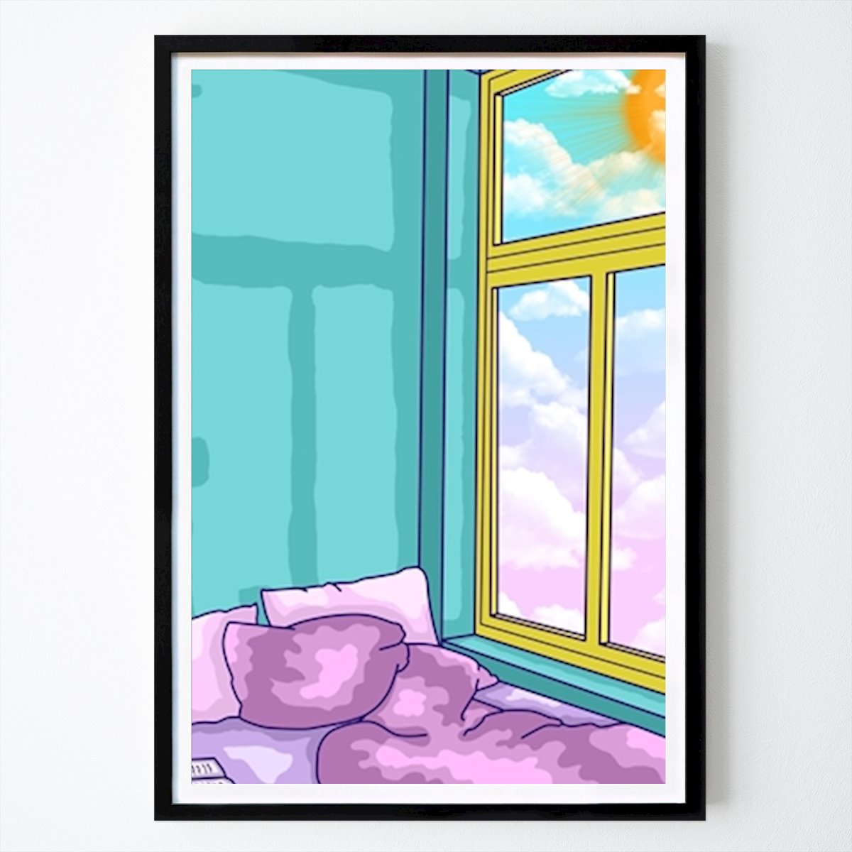 Pop Art Poster: The sleeping room by Muhammad anas