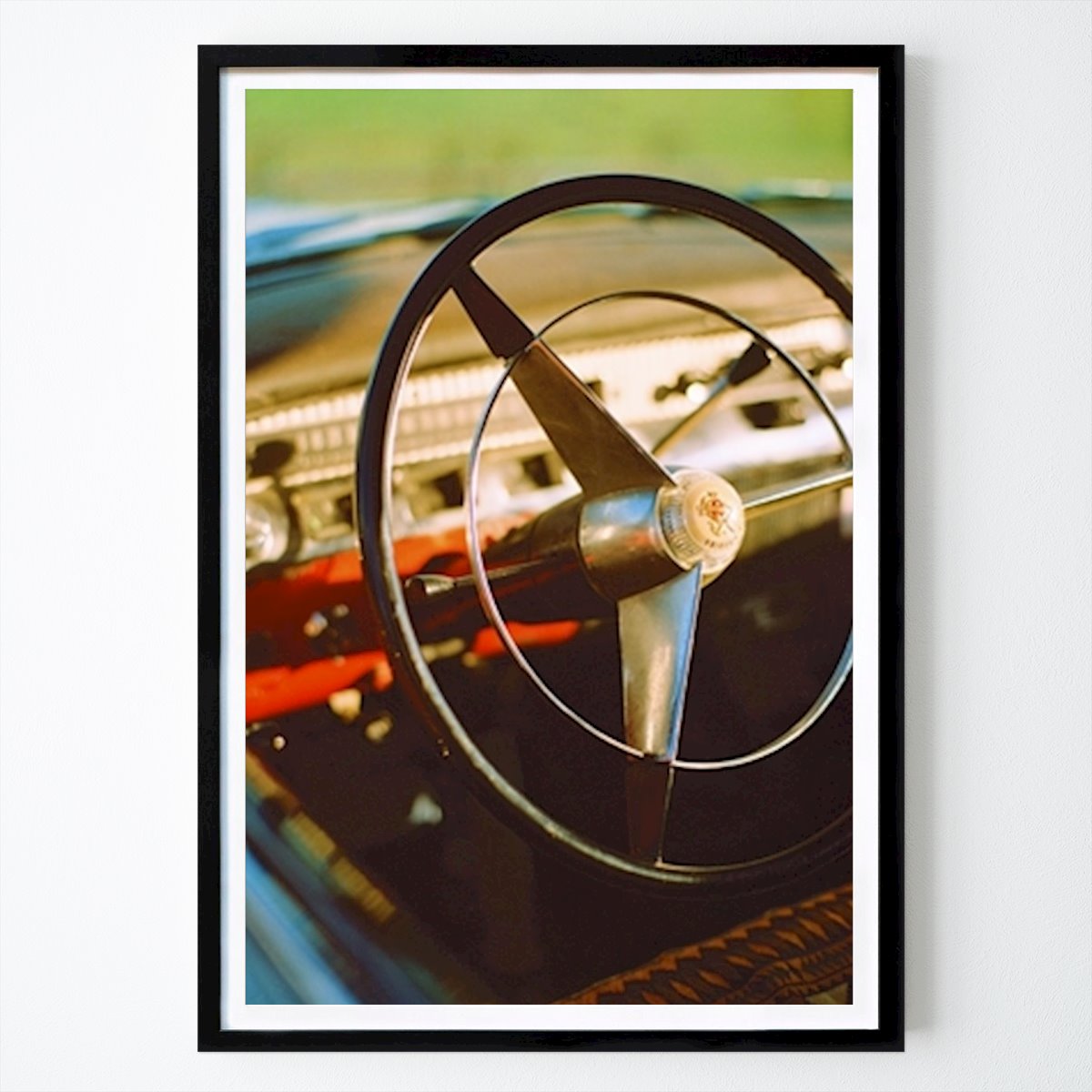 États-Unis Affiche: Volant American Musclecar par Floris Trapman
