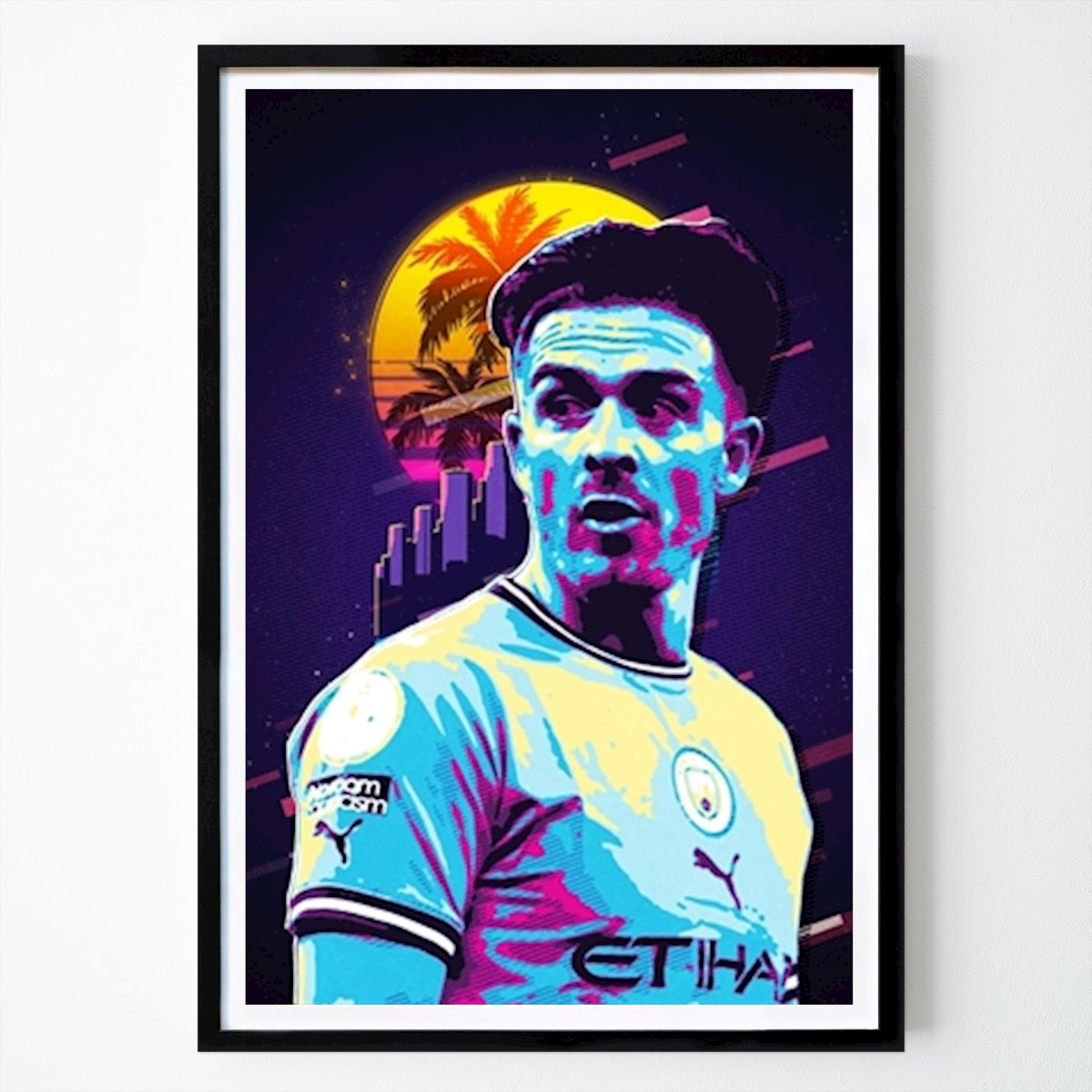 Voetbal Poster: Jack Grealish van IDN WORK SPACE