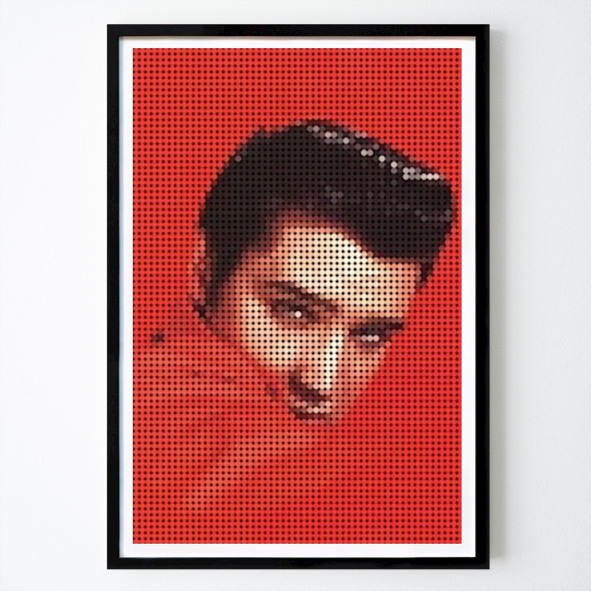 Illustration Plakat: Elvis Presley Dalam Style Prikker av Gunawan Rb