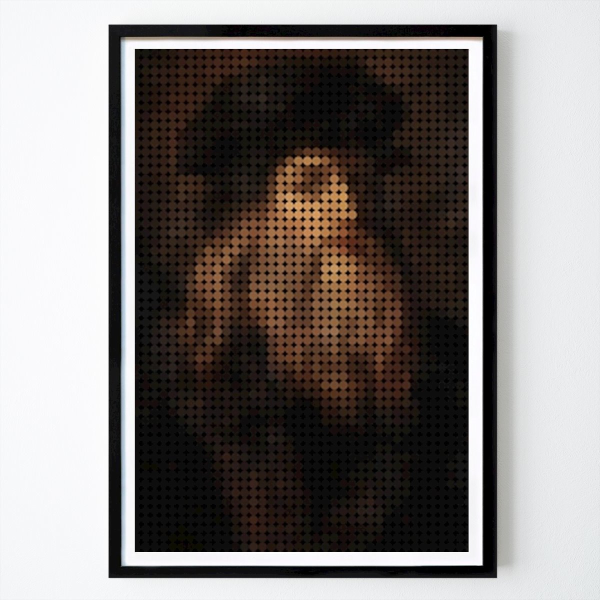 Illustratie Poster: Leonardo da Vinci in stijl van Gunawan Rb
