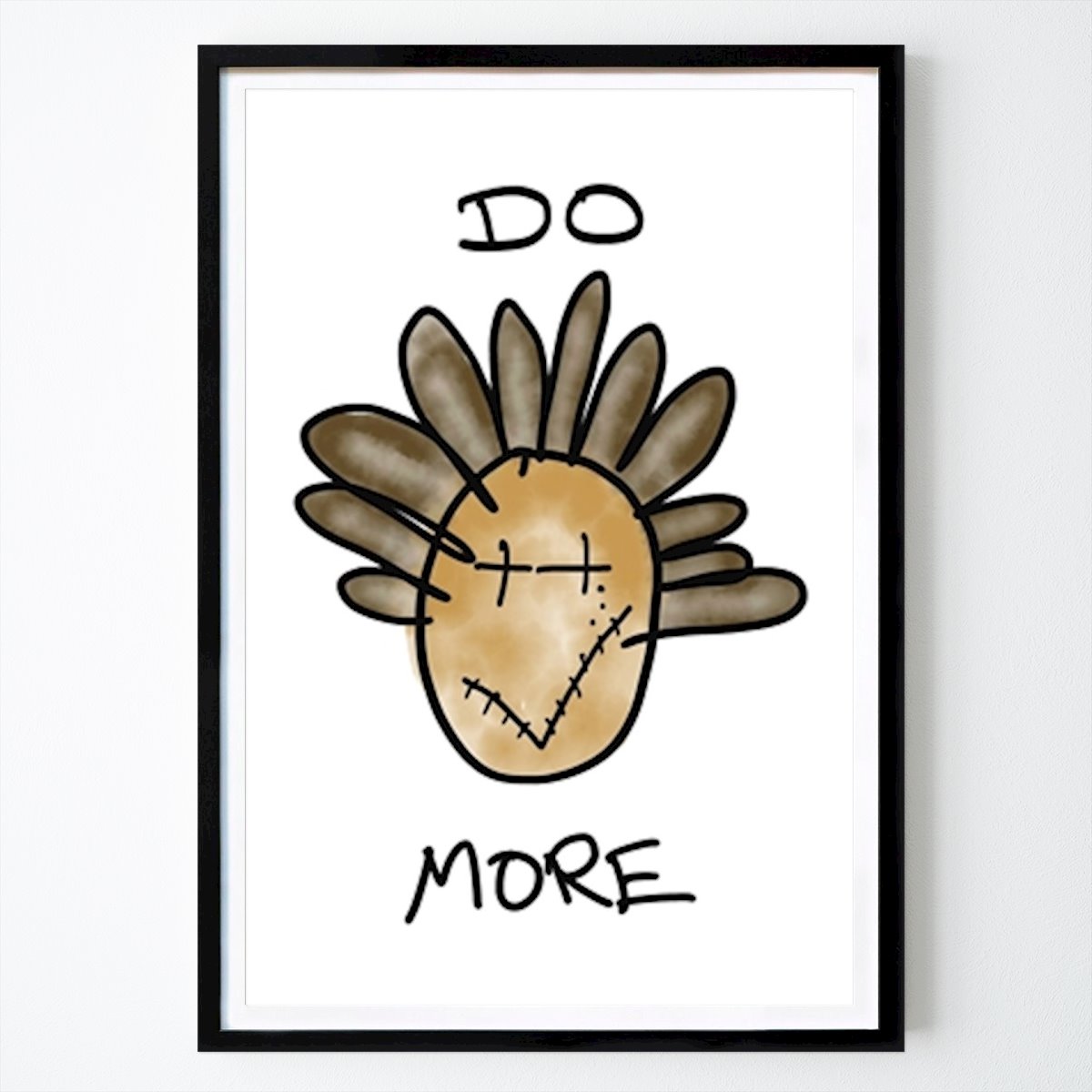 People & Portrait Poster: Do More by Jesper Carlsson