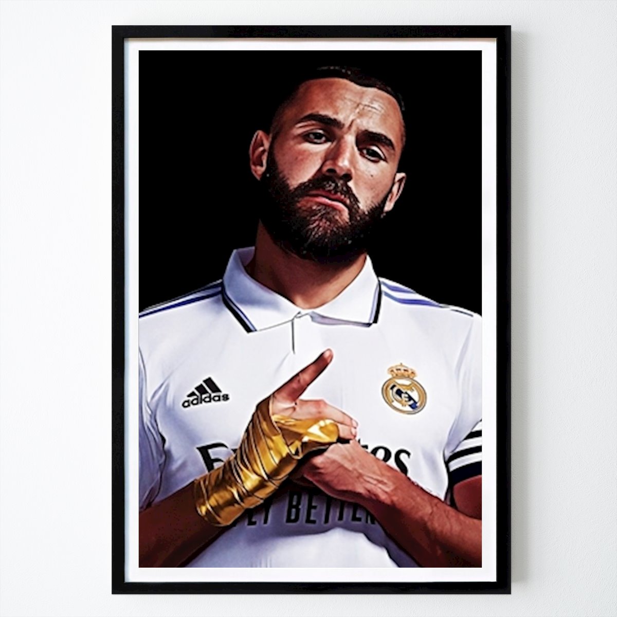 Football Poster: Karim Benzema by MUH ASDAR