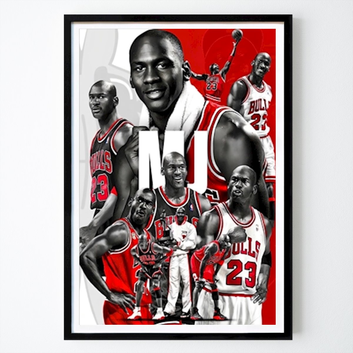 Basketball Plakat: Michael Jordan av Nur Hidayah