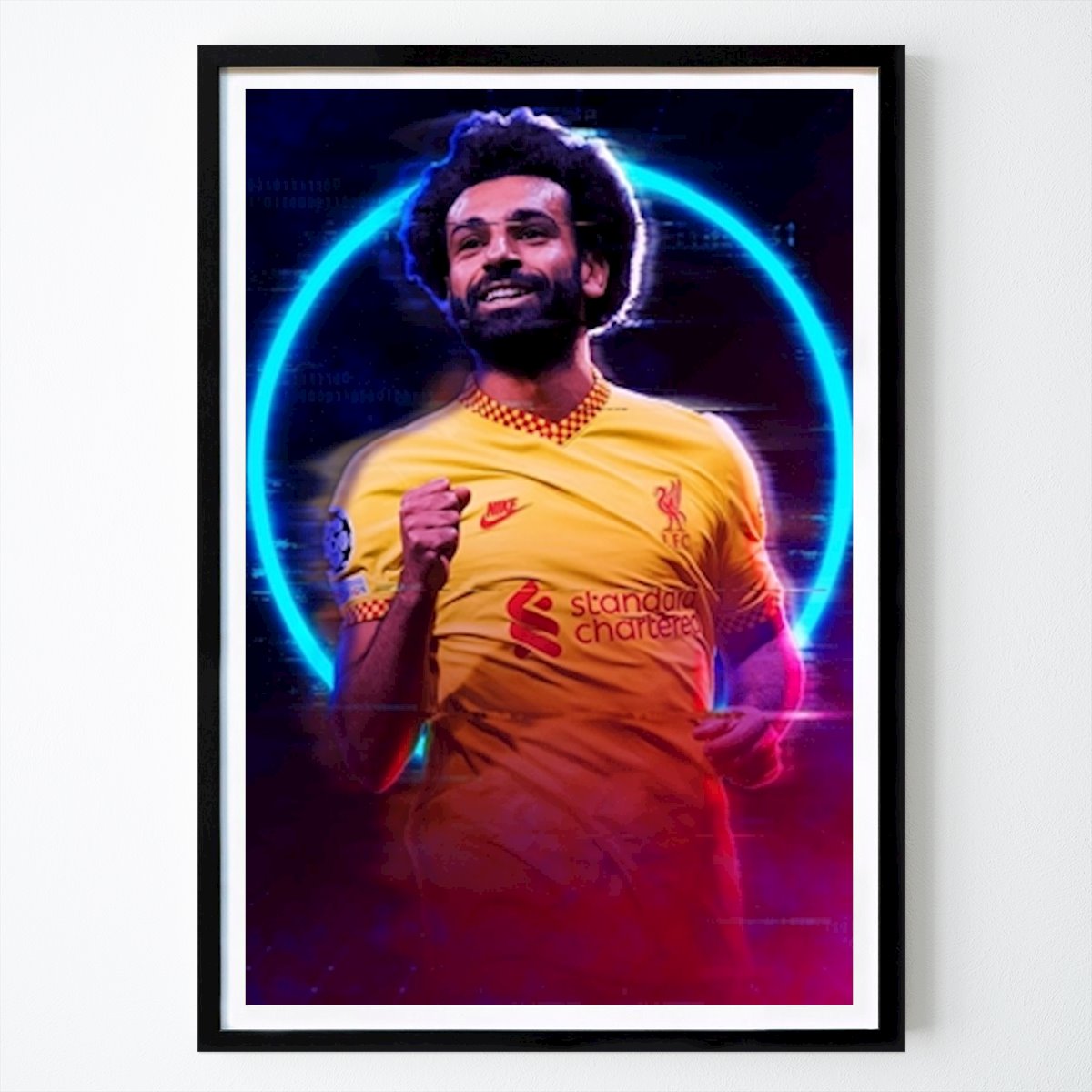 Loisirs Affiche: Mohamed Salah par Neon Art