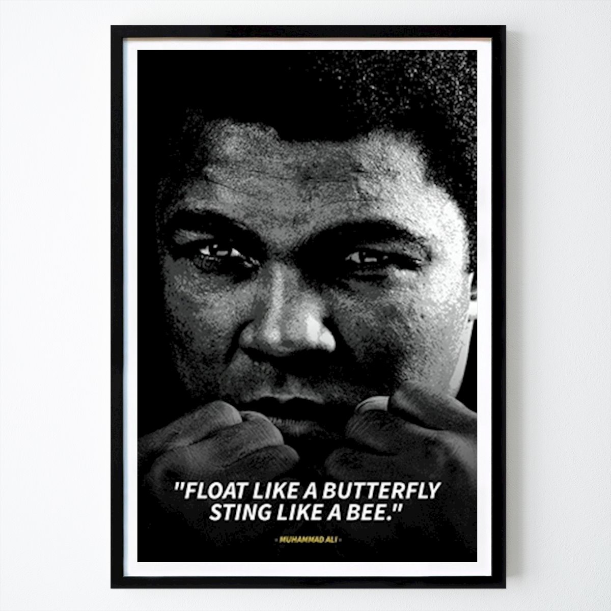 Sprüche Poster: Zitate von Muhammad Ali von Lunziii art