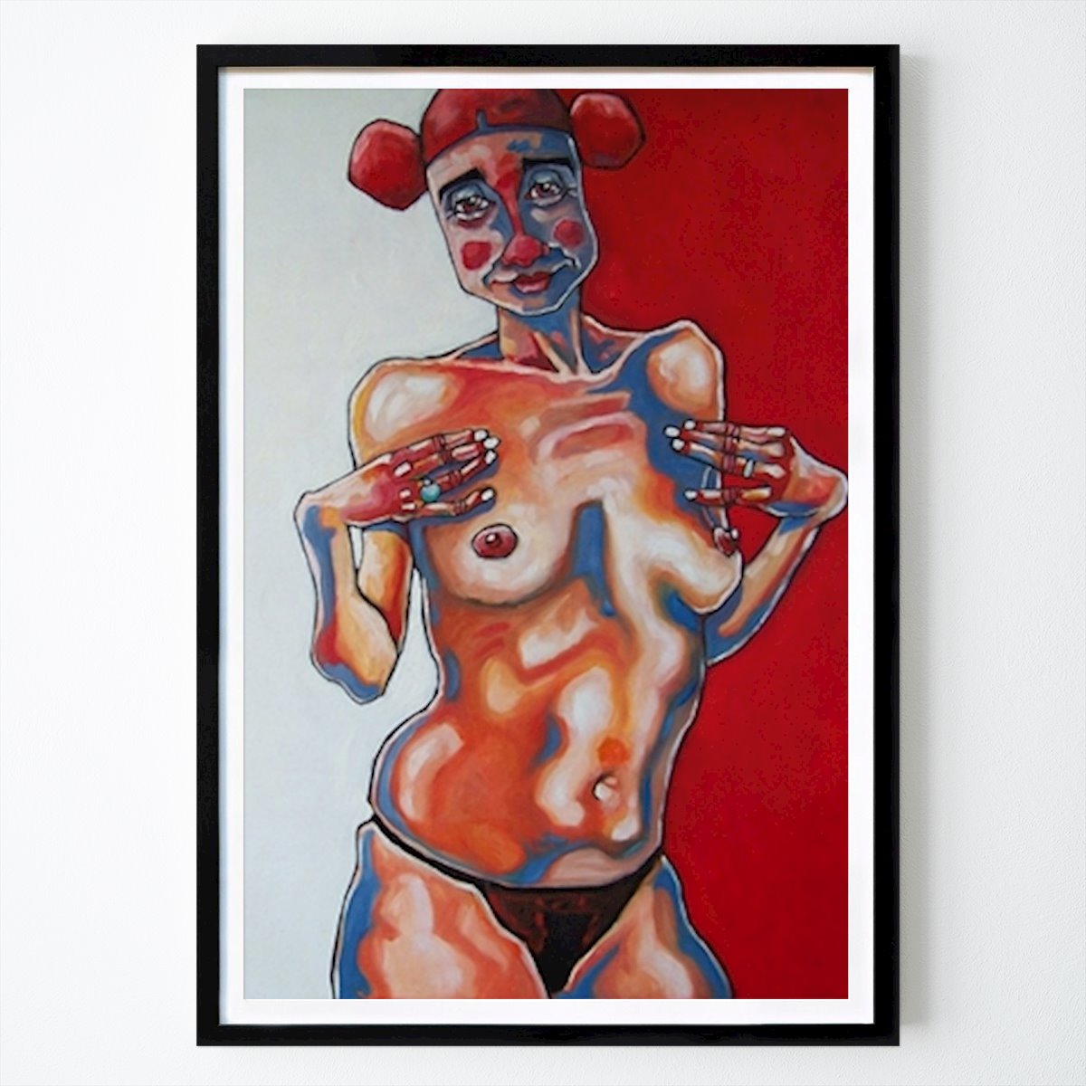 Arte Póster: Ode to Egon Schiele and Mickey de Mario De Timmerman