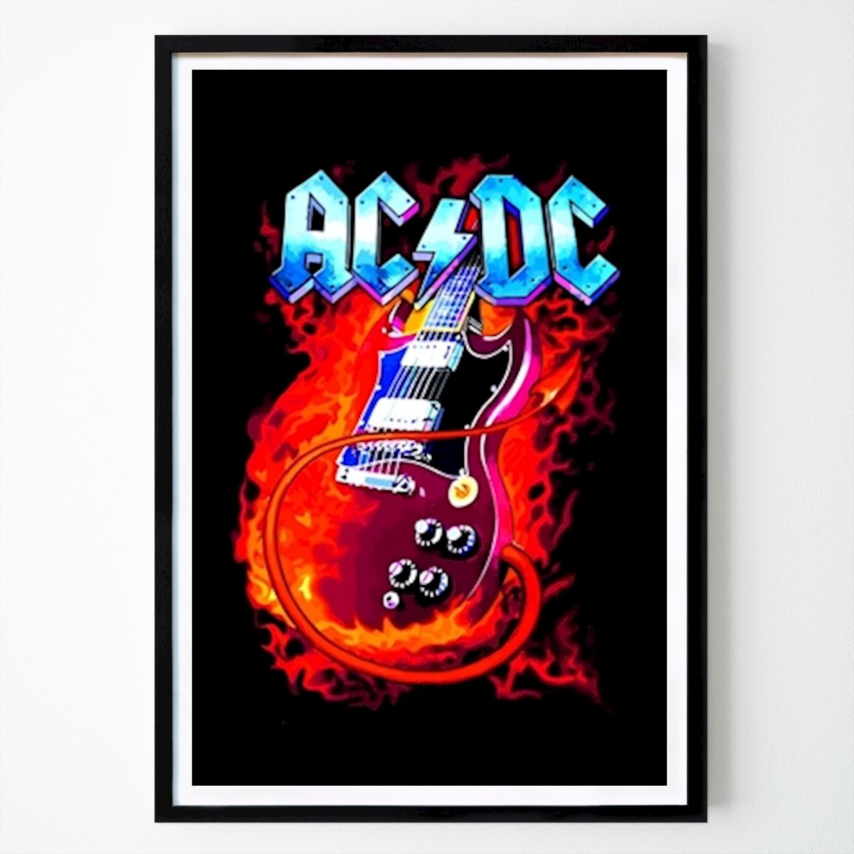 Zene Poszter: Gitár ACDC Rockystr által