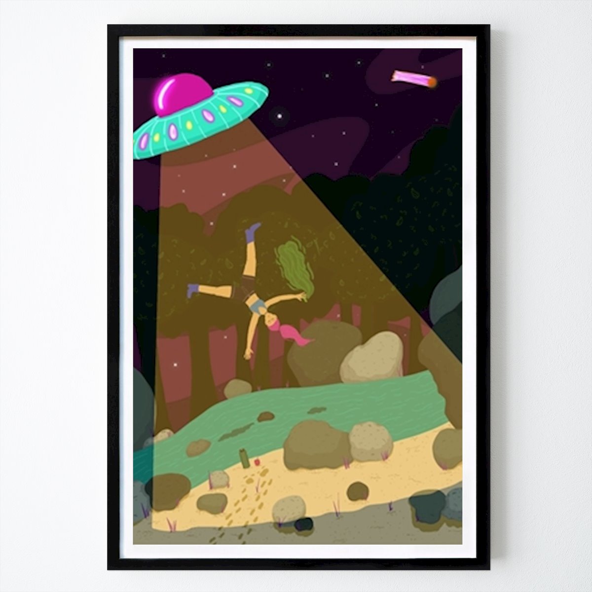 Ilustracja Plakat: Nad rzeką autorstwa Carolina Sella
