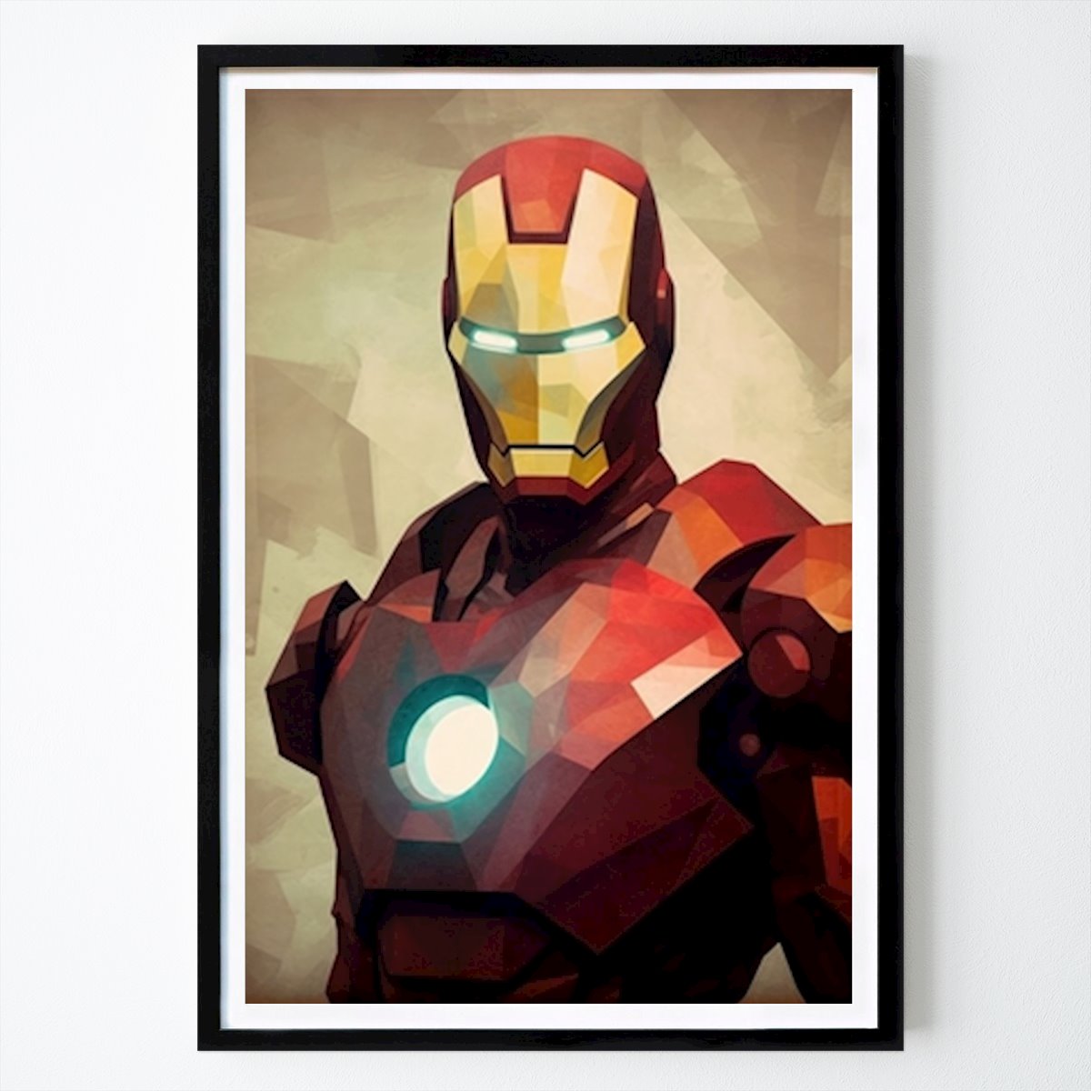 People & Portrait Poster: Iron Man Picasso by ArtWaves