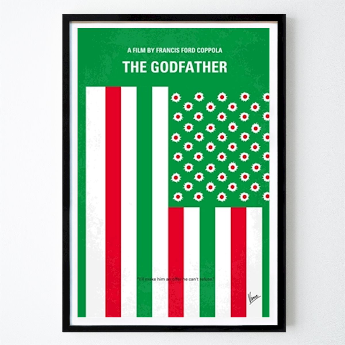 Citat & Text Poster: No028 Gudfadern av Chungkong Art