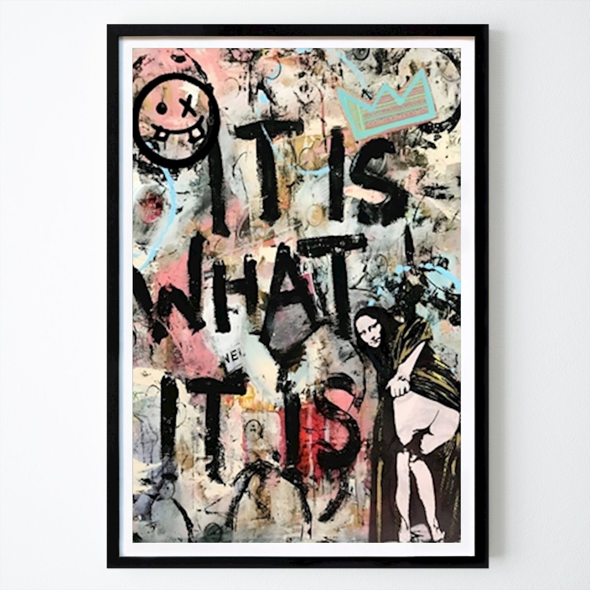 Pop Art Poster: I just don't give a F*ck by Stefan Bammert