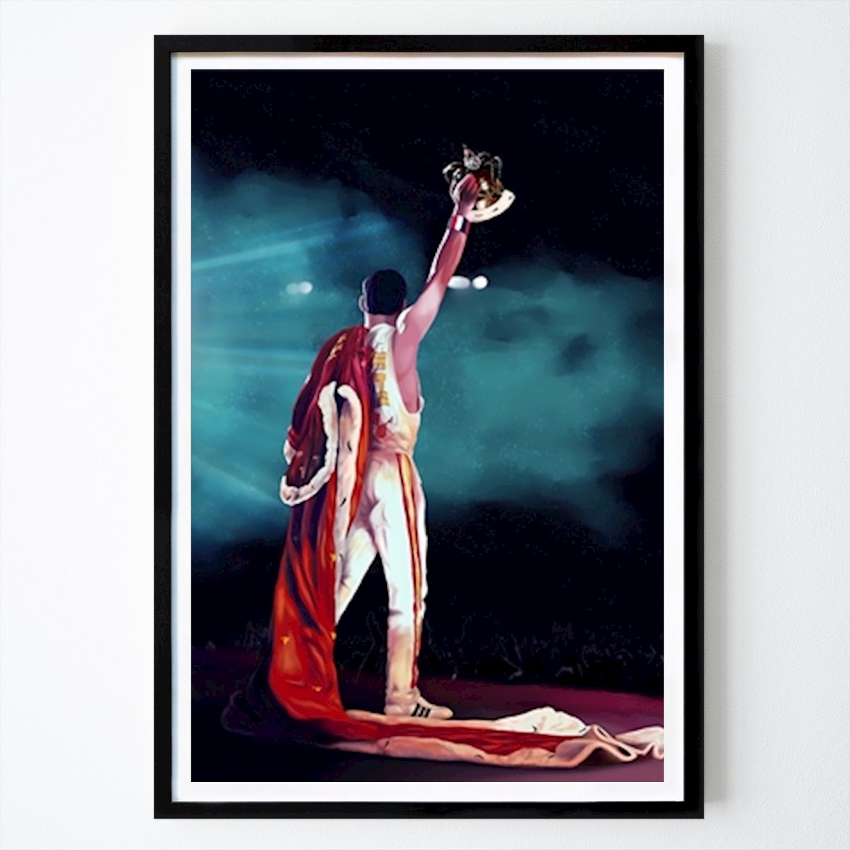 Kuvitus Juliste: Freddie Mercury tekijänä Ahmad Farhan subakti