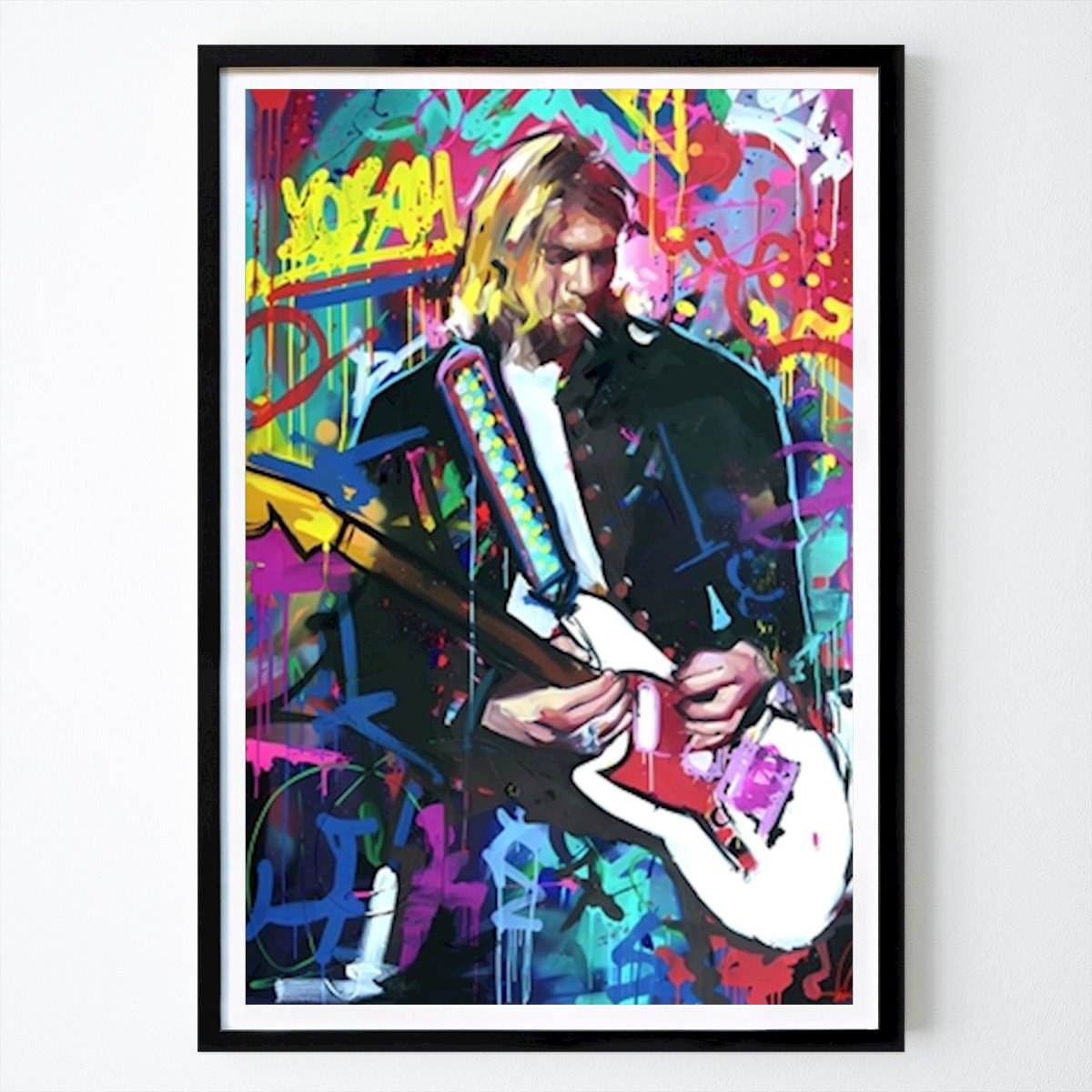 Virágok & Növények Poszter: Kurt Cobain Ahmad Farhan subakti által