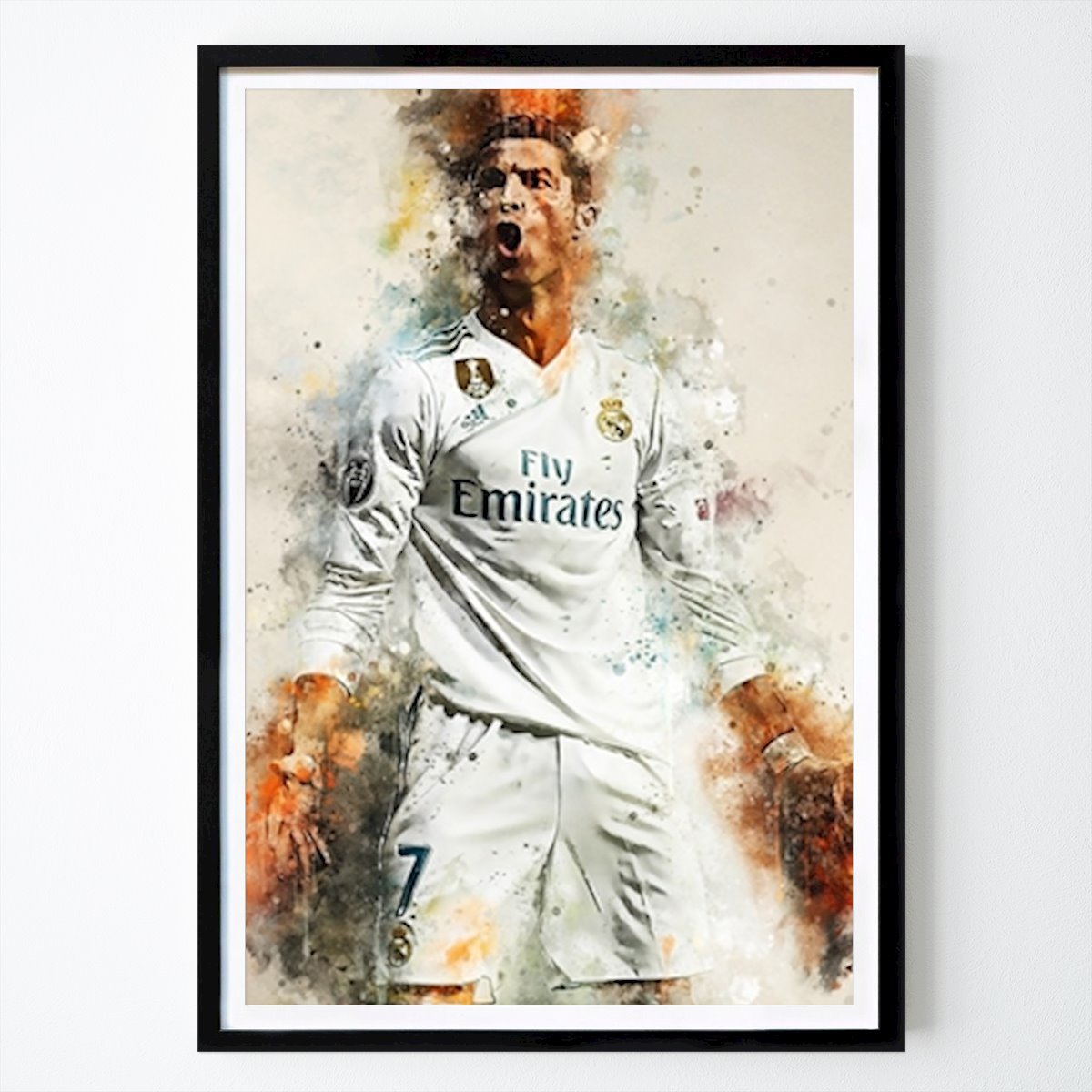 Fußball Poster: Cristiano Ronaldo von Tian Arina