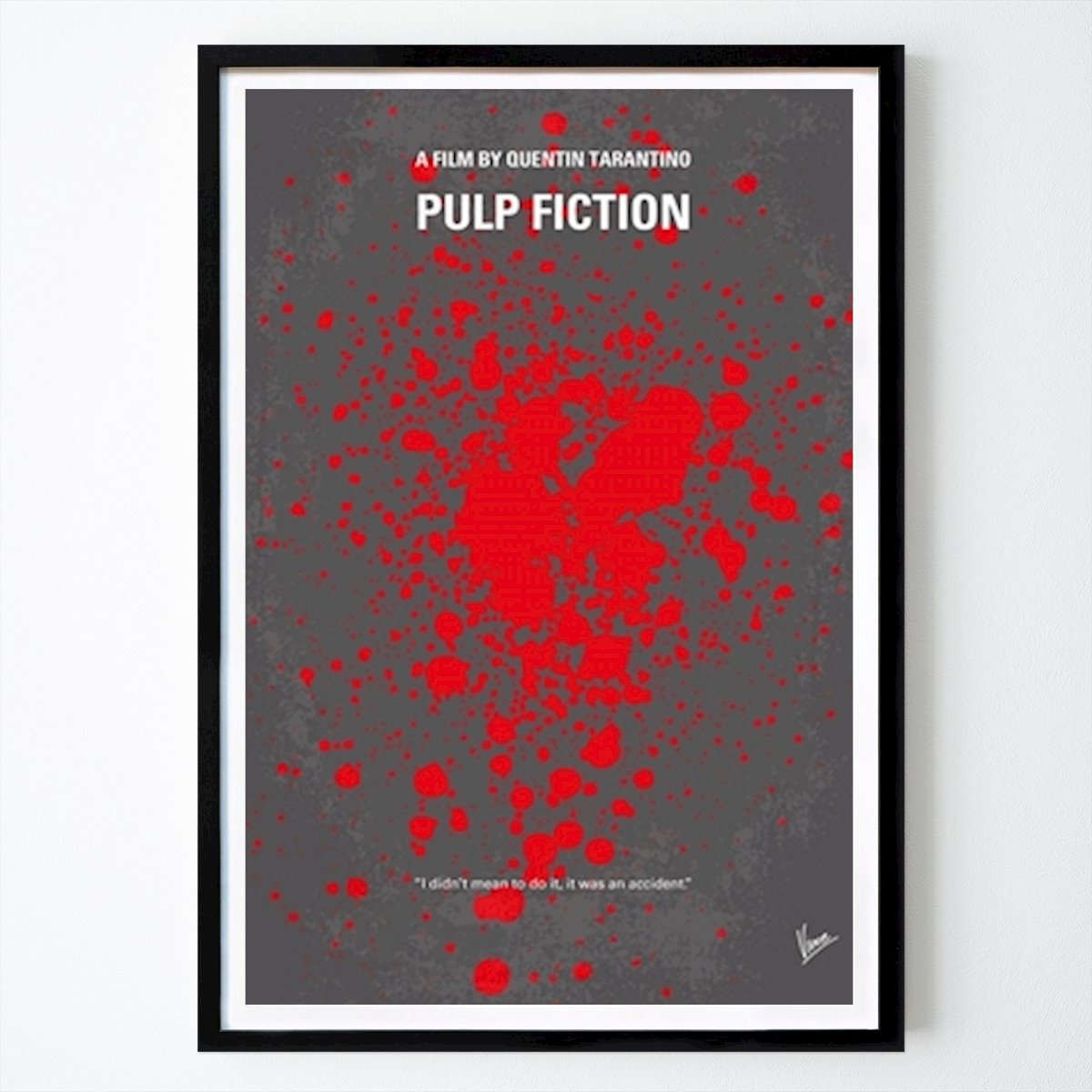 Sitat & Tekst Plakat: No067 Pulp Fiction av Chungkong Art