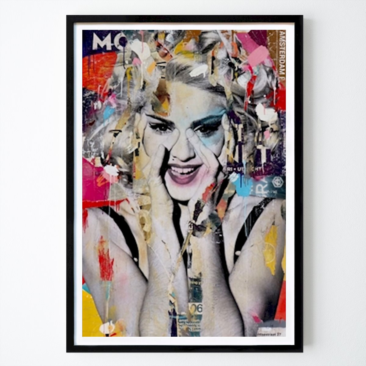 Amsterdam Poster: Dame Madonna van Michiel Folkers
