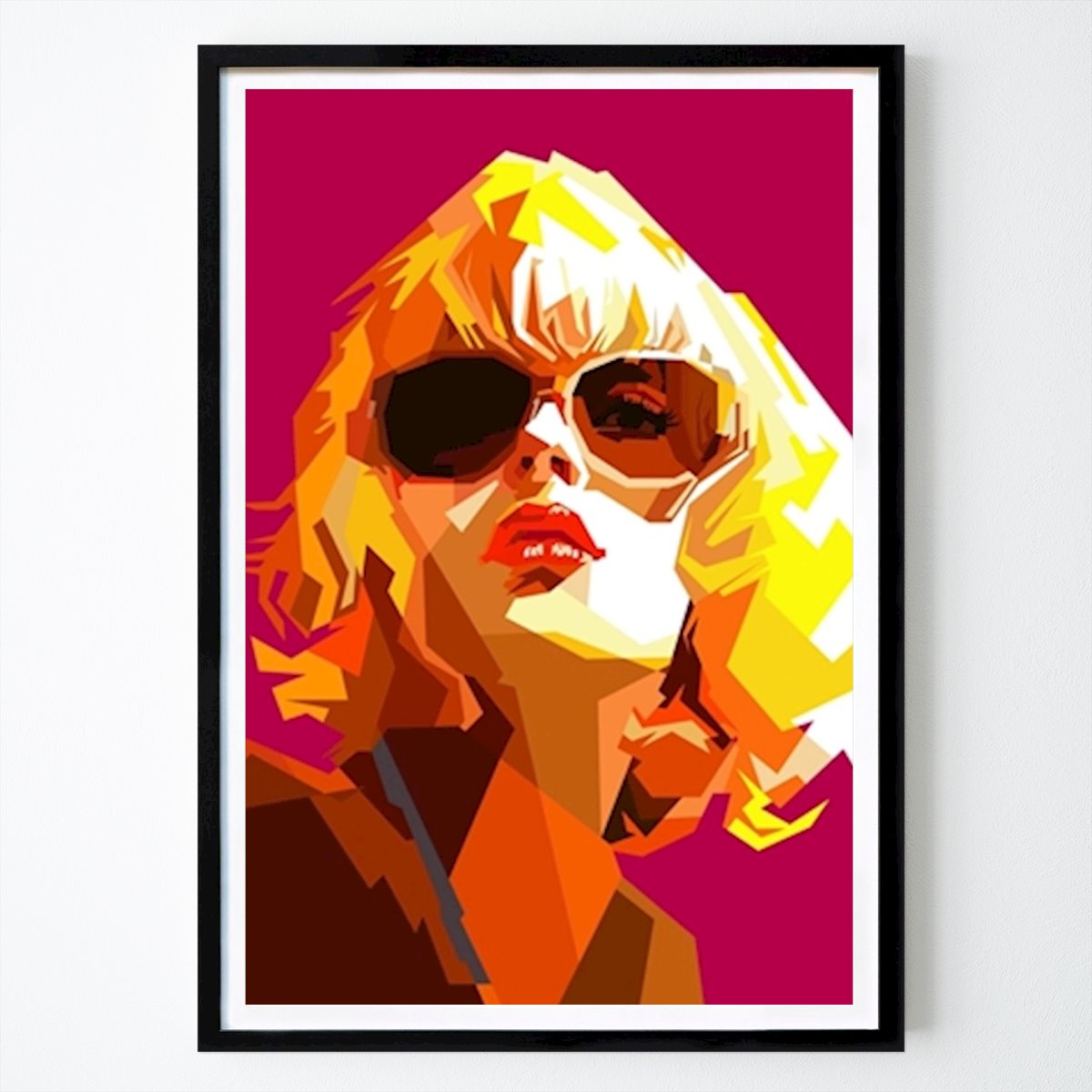 Pop Art Plakát: Krása Žena Retro Móda od WPAP Pop Art Portrait