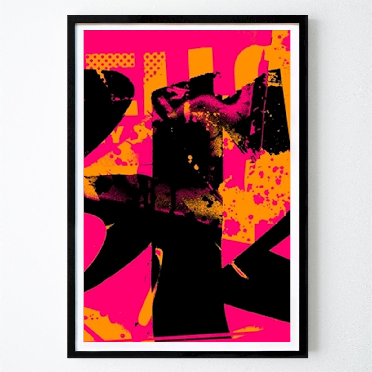 Pop Art Poster: Abstract Graffiti by Emanuel Biz