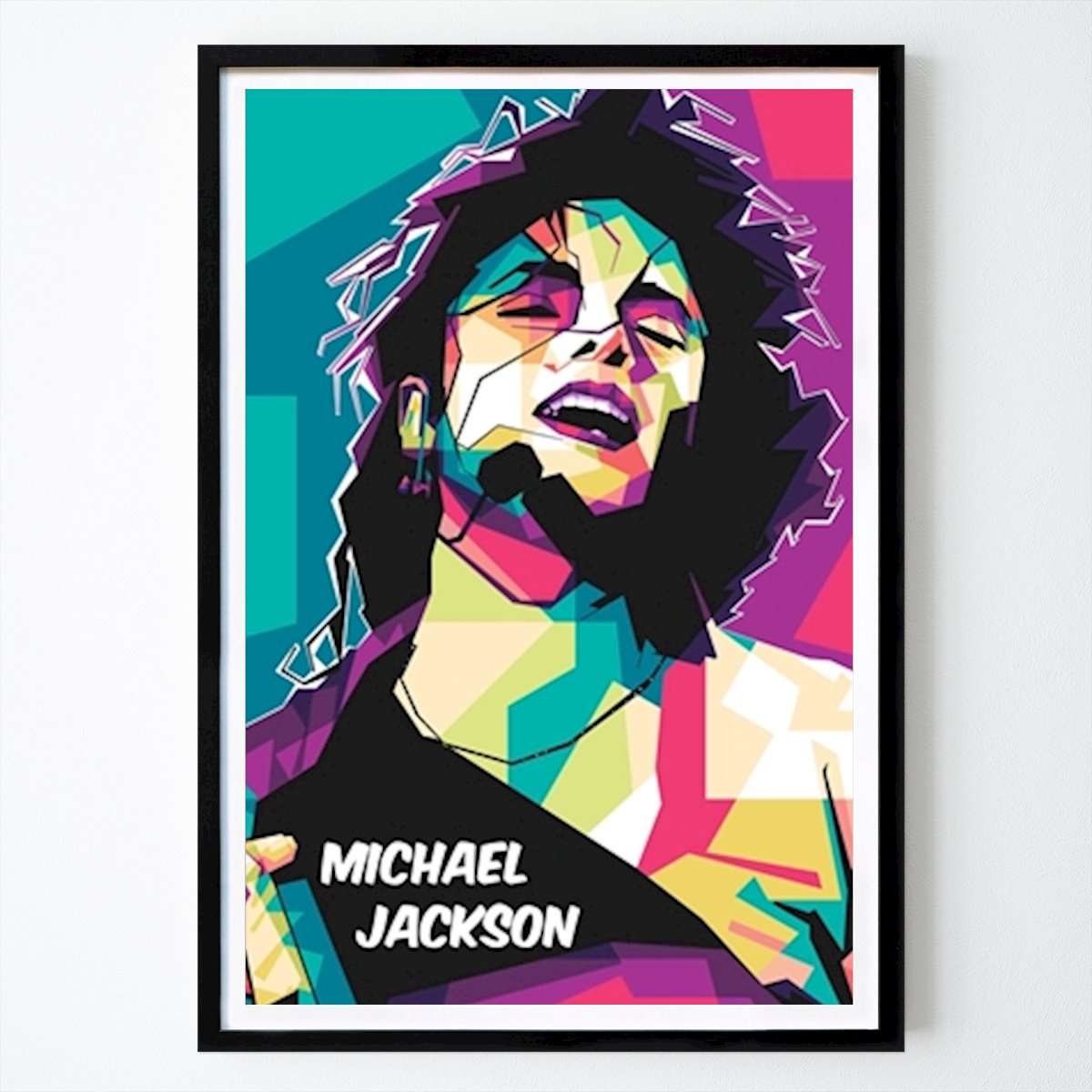 Dyr Plakat: Michael Jackson pop art stil av Asran vektor