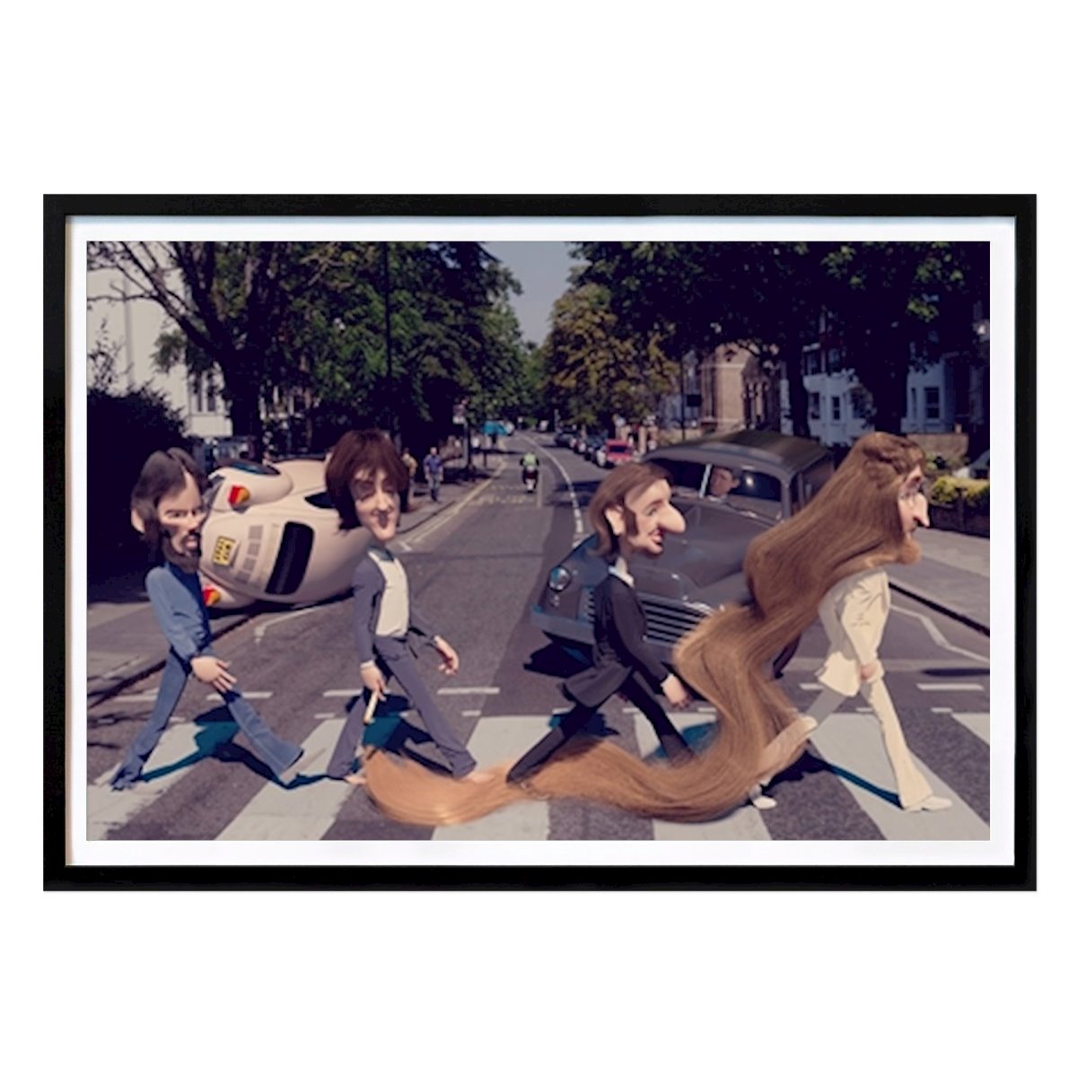 London Poster: The Beatles - Abbey Road by Carsten Mell