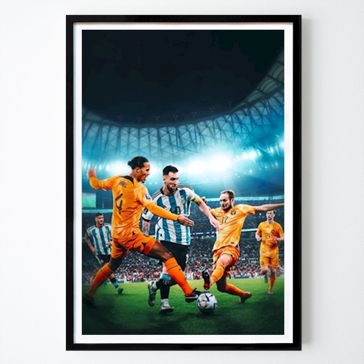 Fotboll Poster: Lionel Messi av Raminem