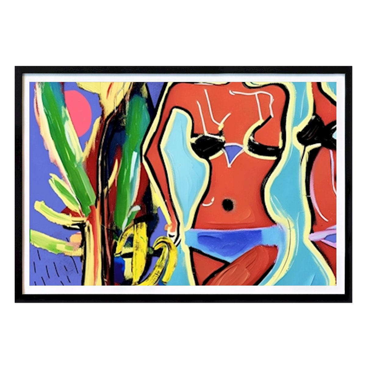 Pop Art Poster: Bananas by Stefan Bammert