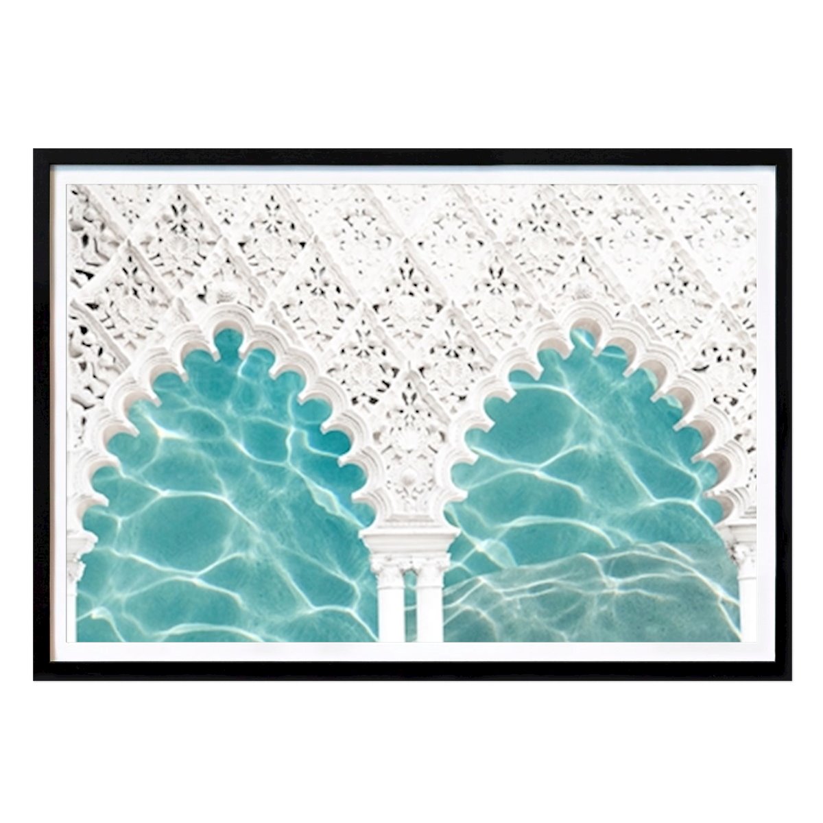 Abstract Poster: Pool Dream Arches 1 by Anita's & Bella's Art
